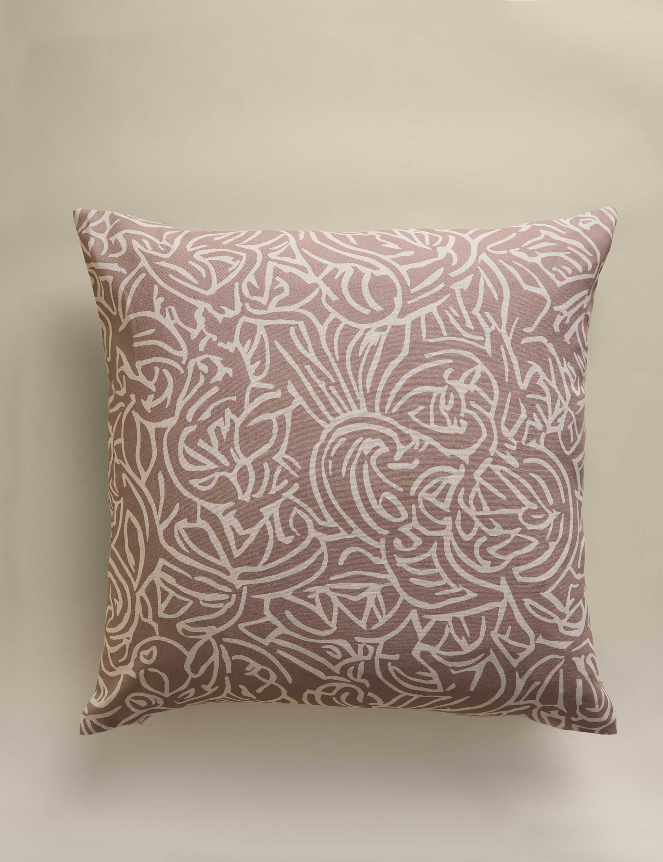 Pure Cotton Abstract Swirl Cushion Cover
