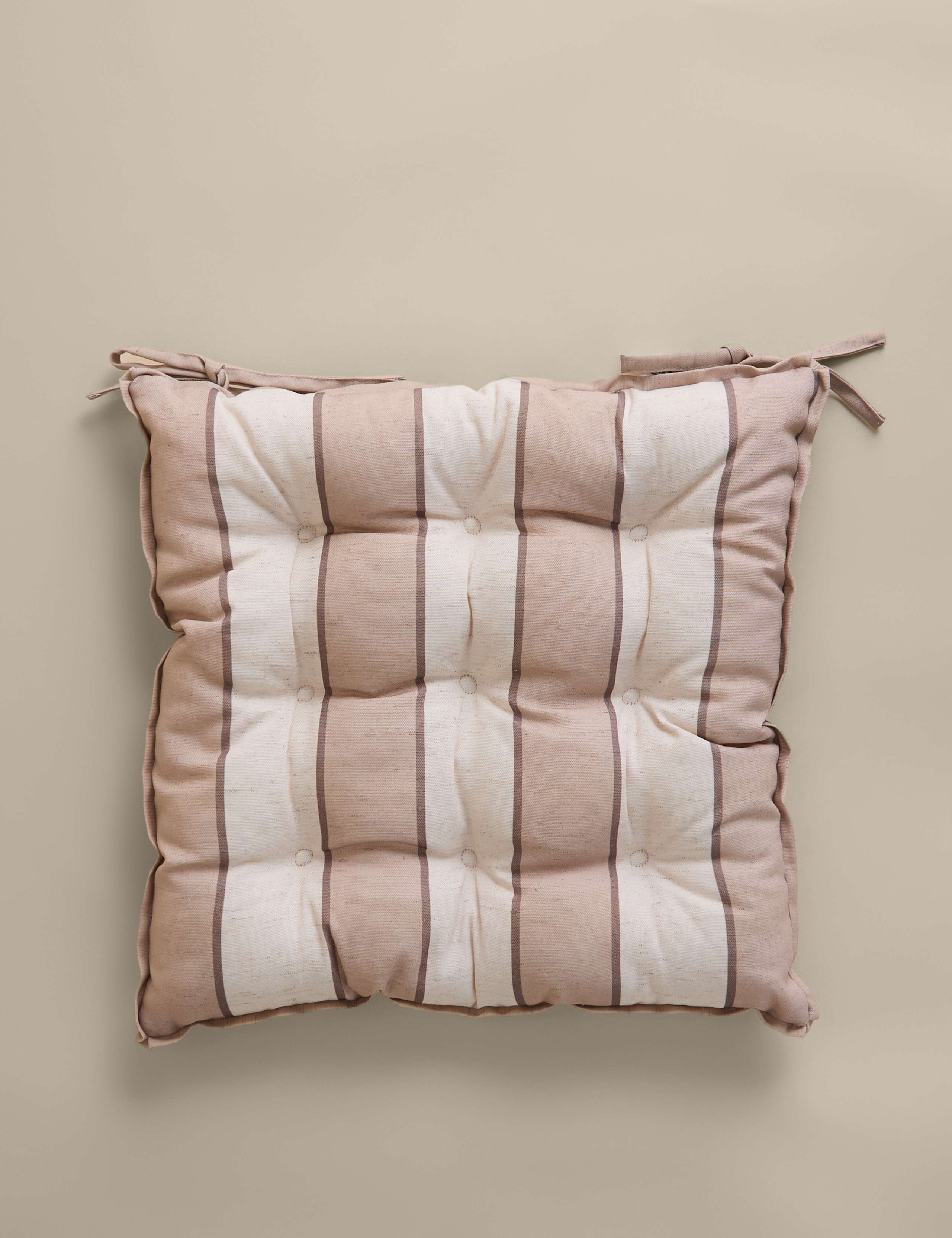 2 Pack Striped Outdoor Seat Pads