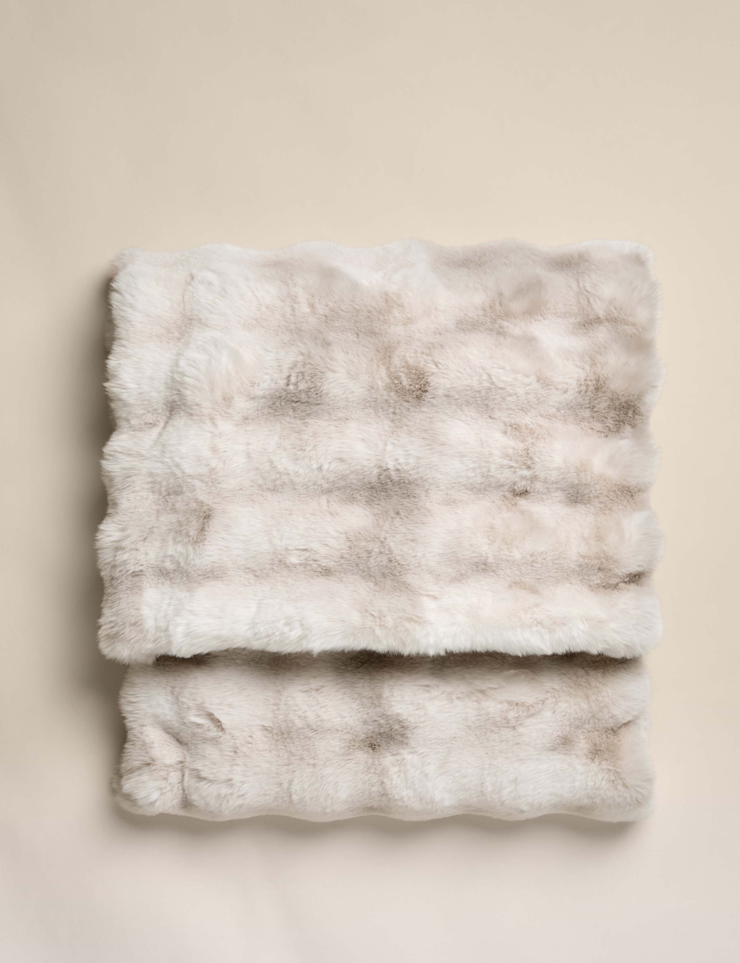 Bubble Faux Fur Throw
