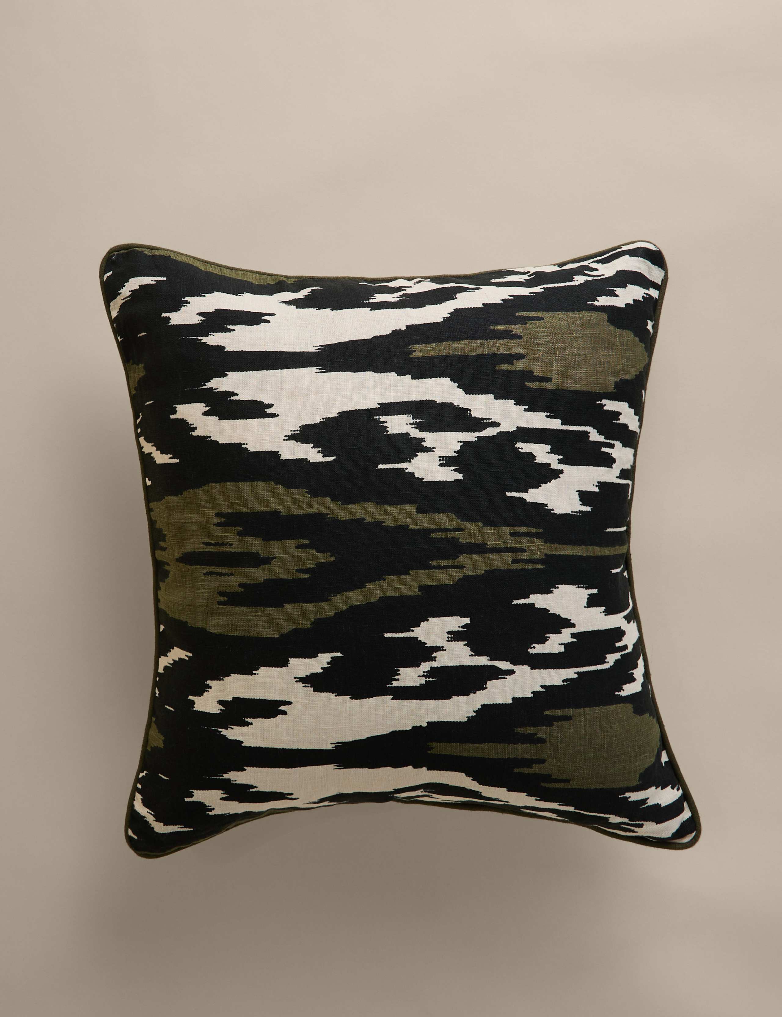 Linen Ikat Cushion
