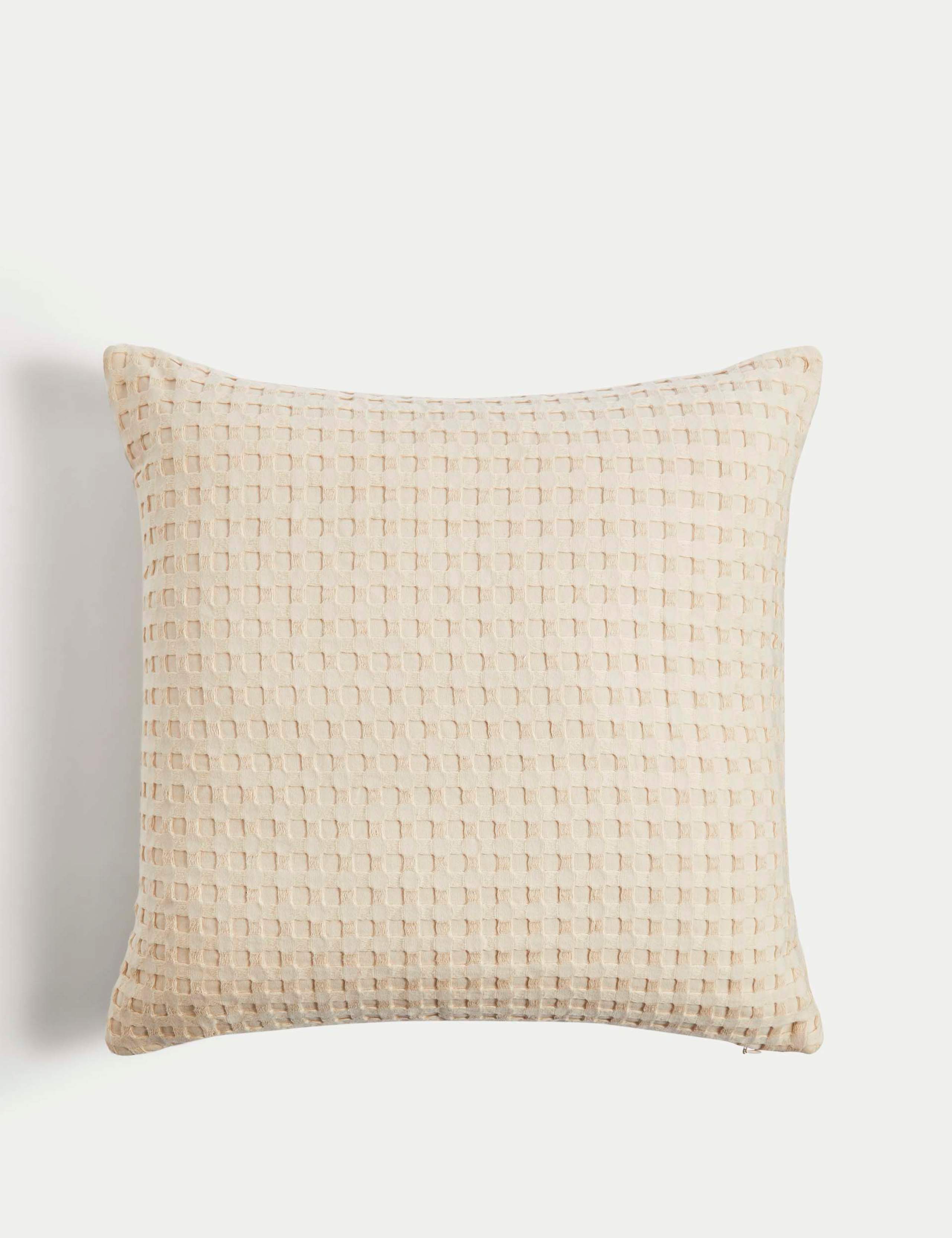 Pure Cotton Waffle Cushion
