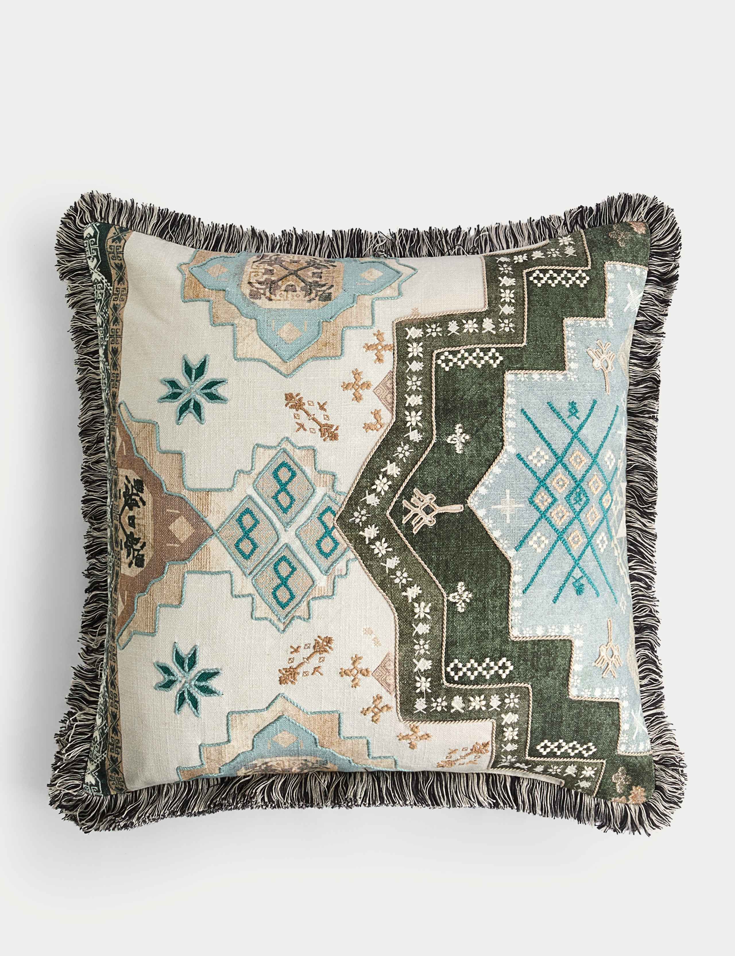Pure Cotton Alta Embroidered Cushion