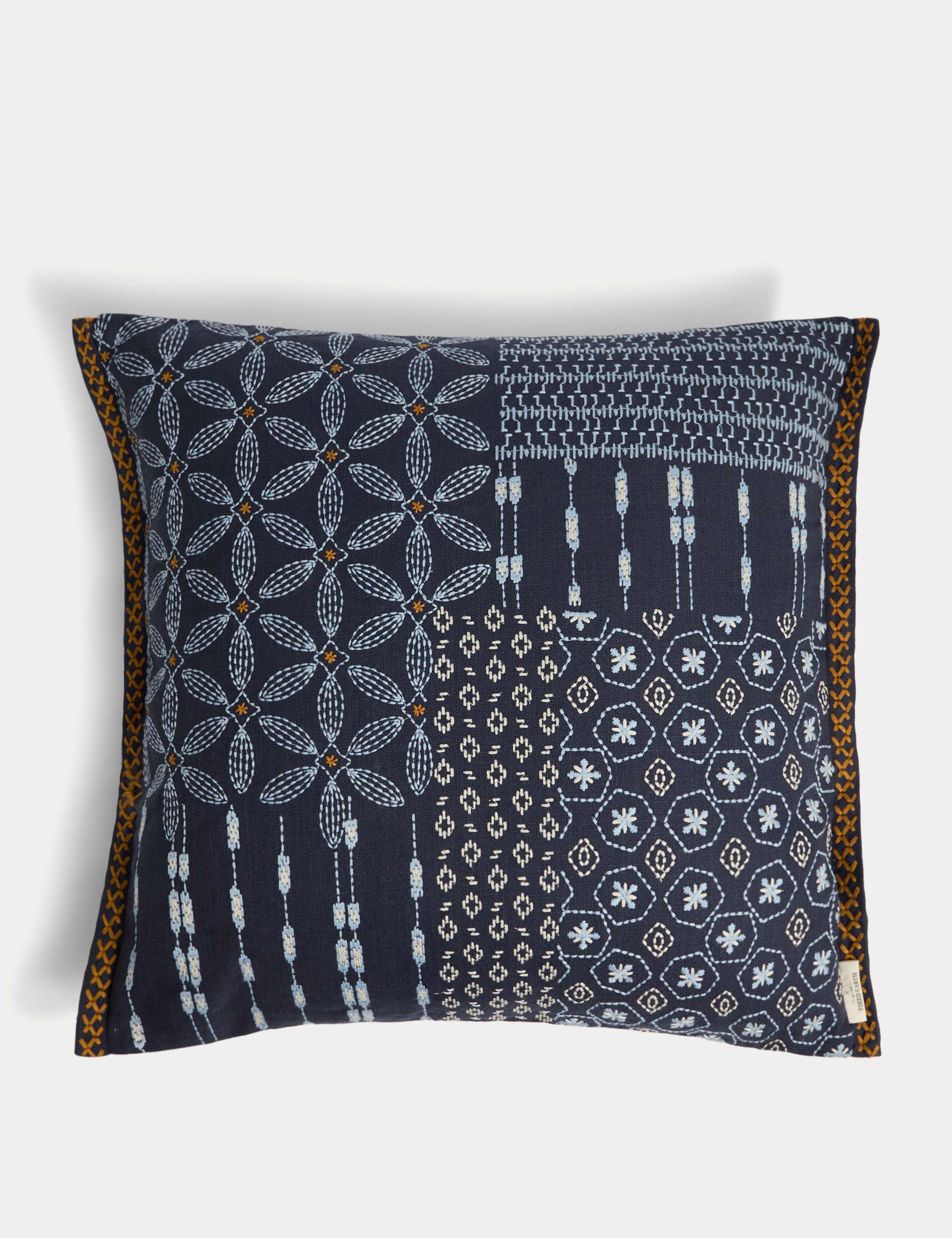 Pure Cotton Kouya Embroidered Cushion