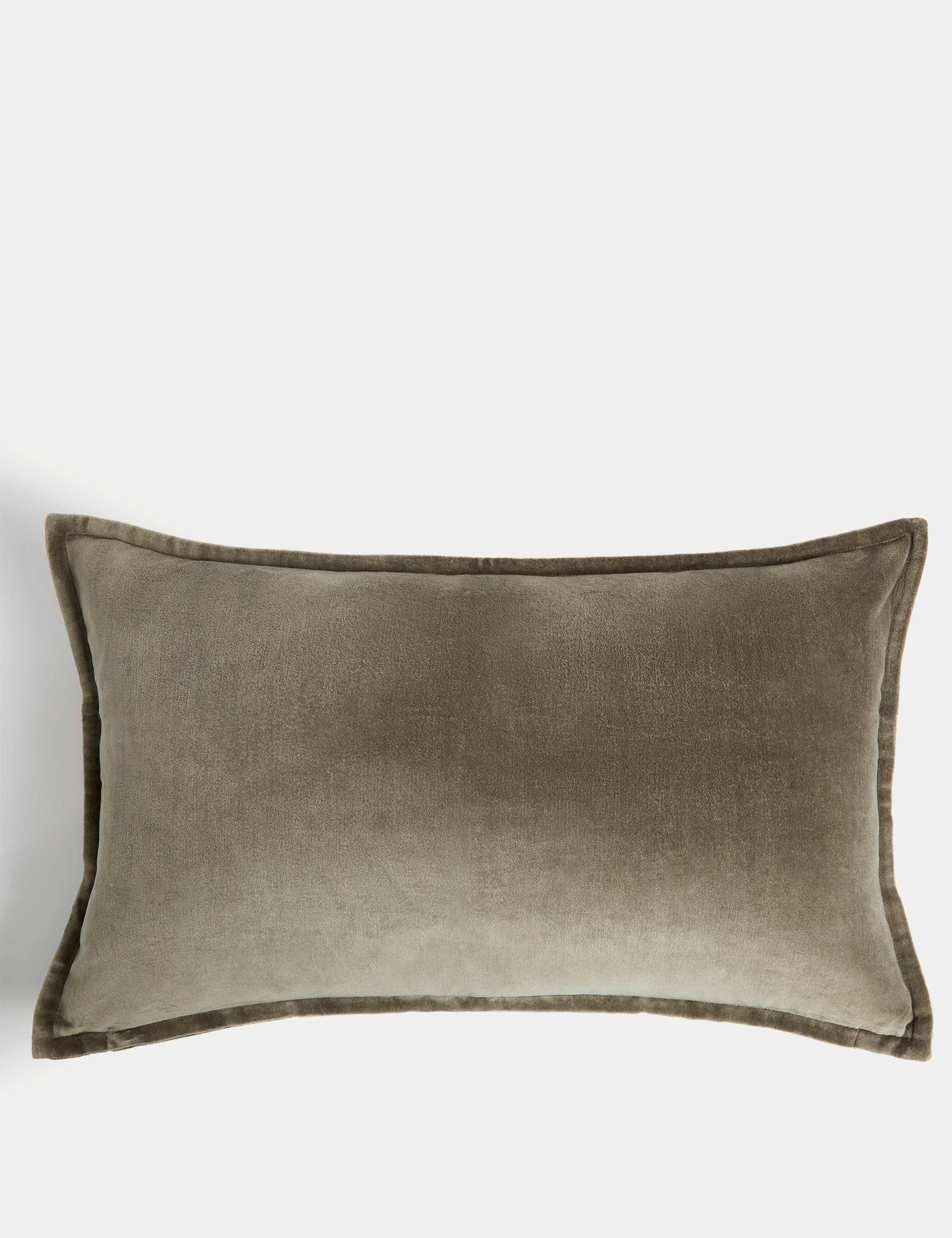 Pure Cotton Velvet Bolster Cushion