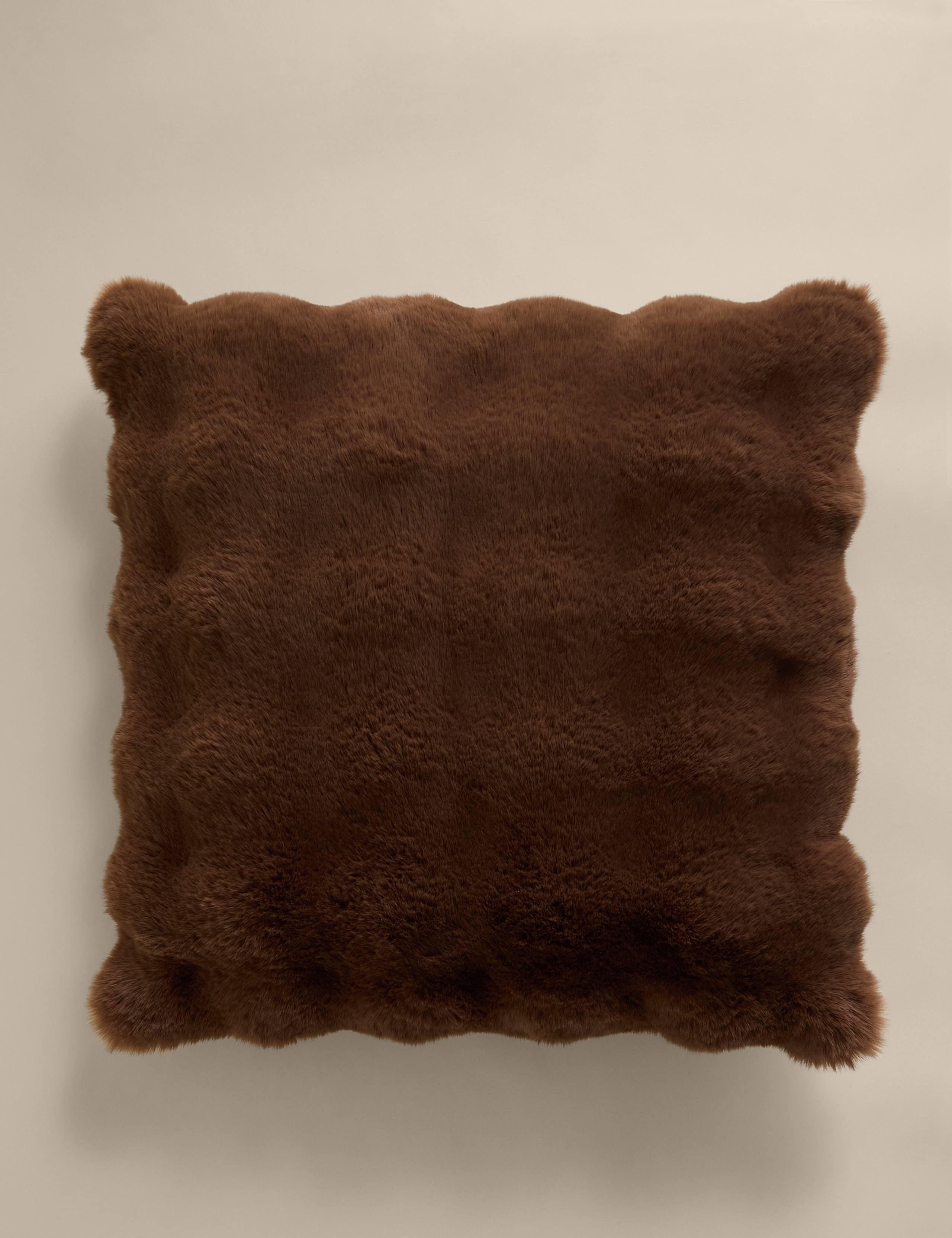 Faux Fur Bubble Cushion