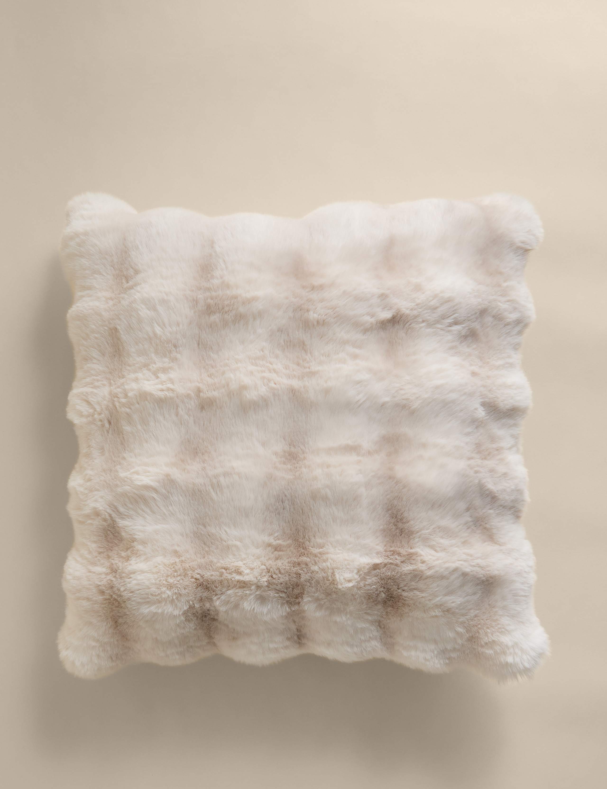 Faux Fur Bubble Cushion