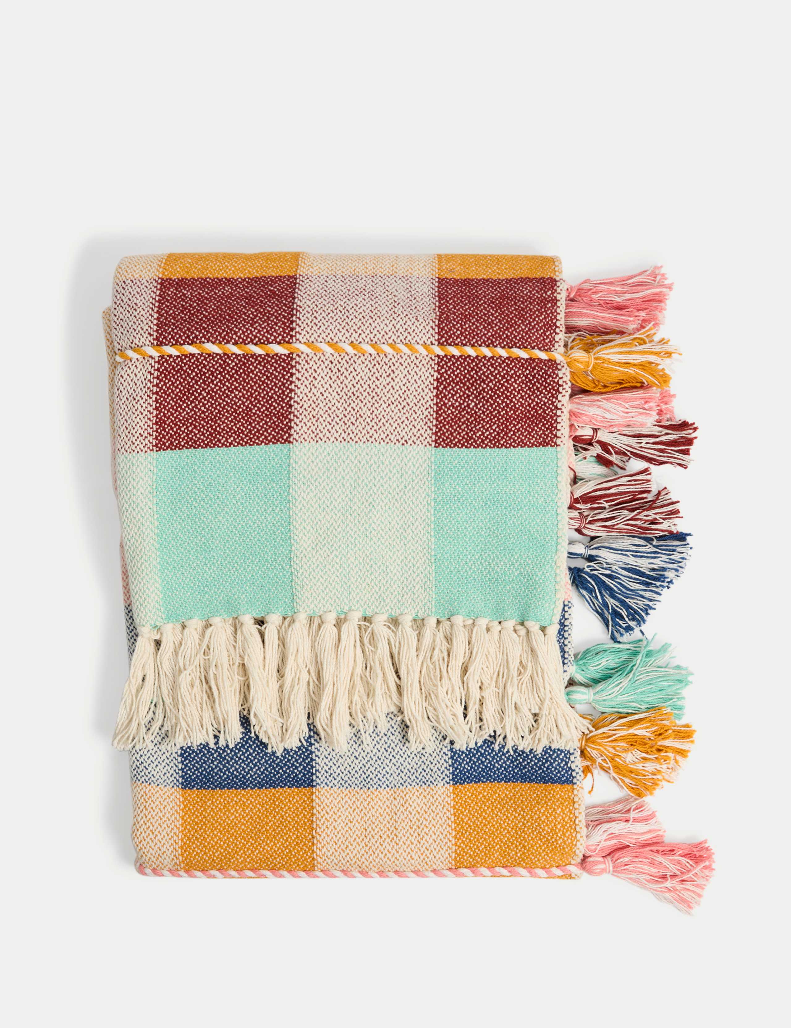 Pure Cotton Boho Large Throw