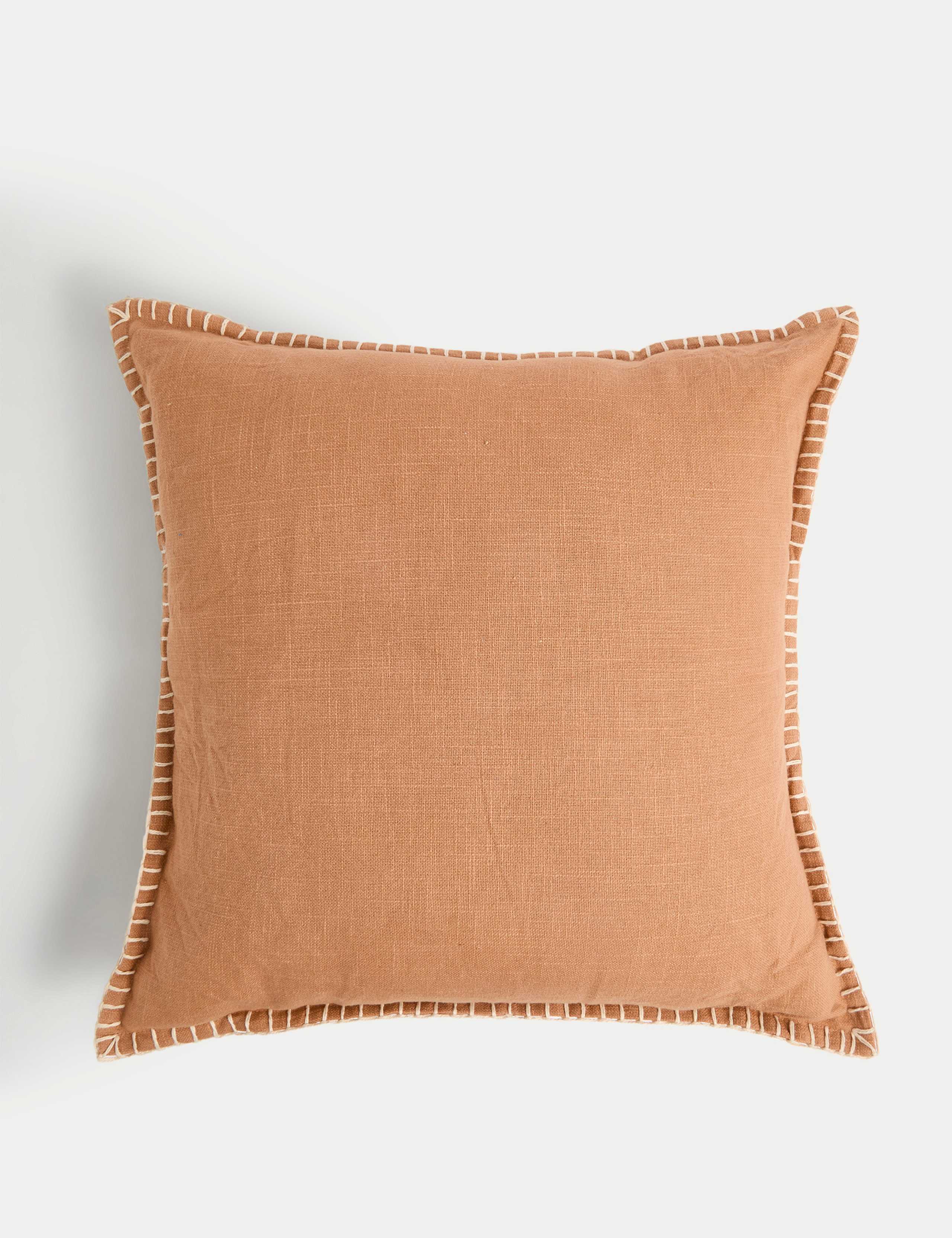 Pure Cotton Blanket Stitched Cushion