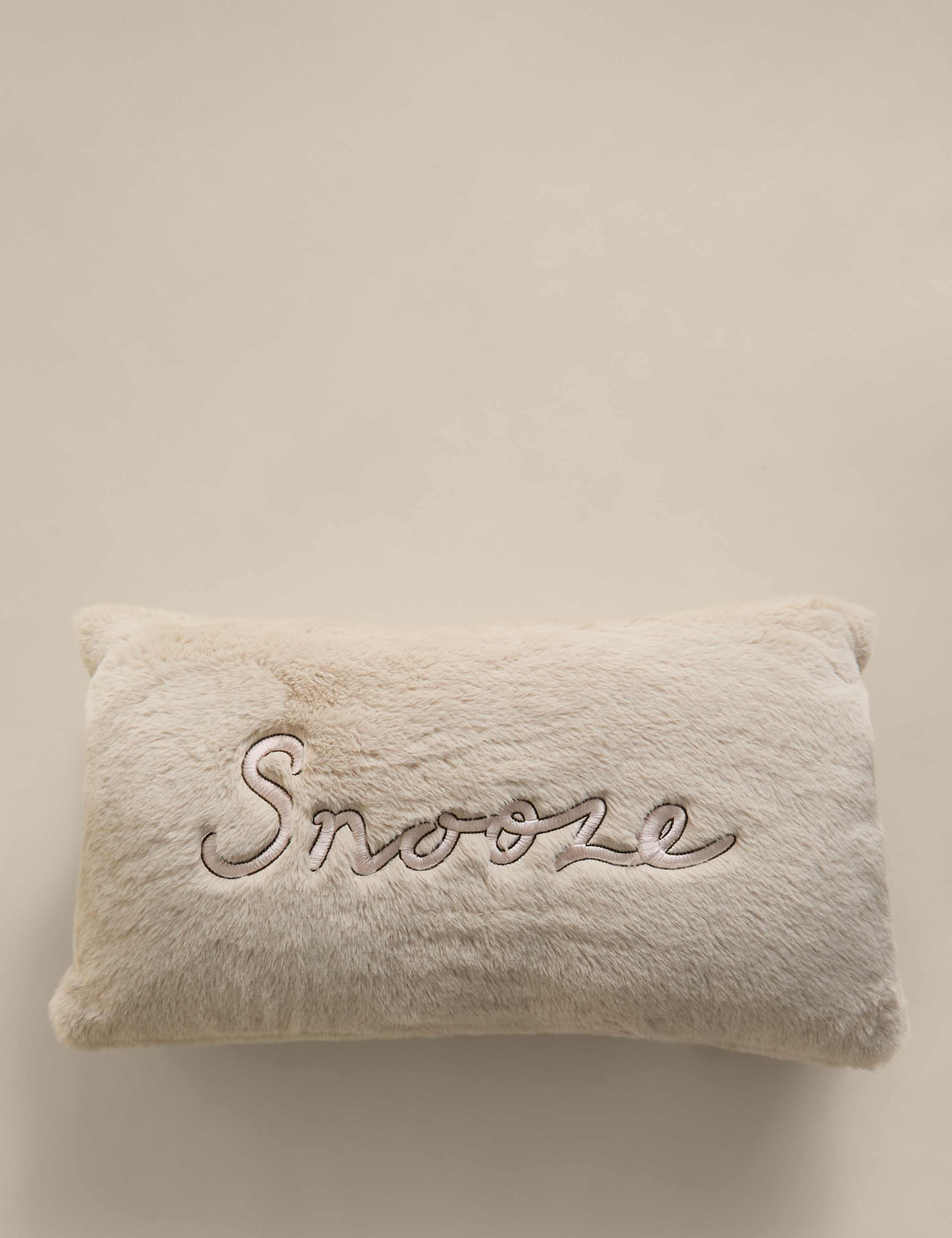 Snooze Slogan Cushion
