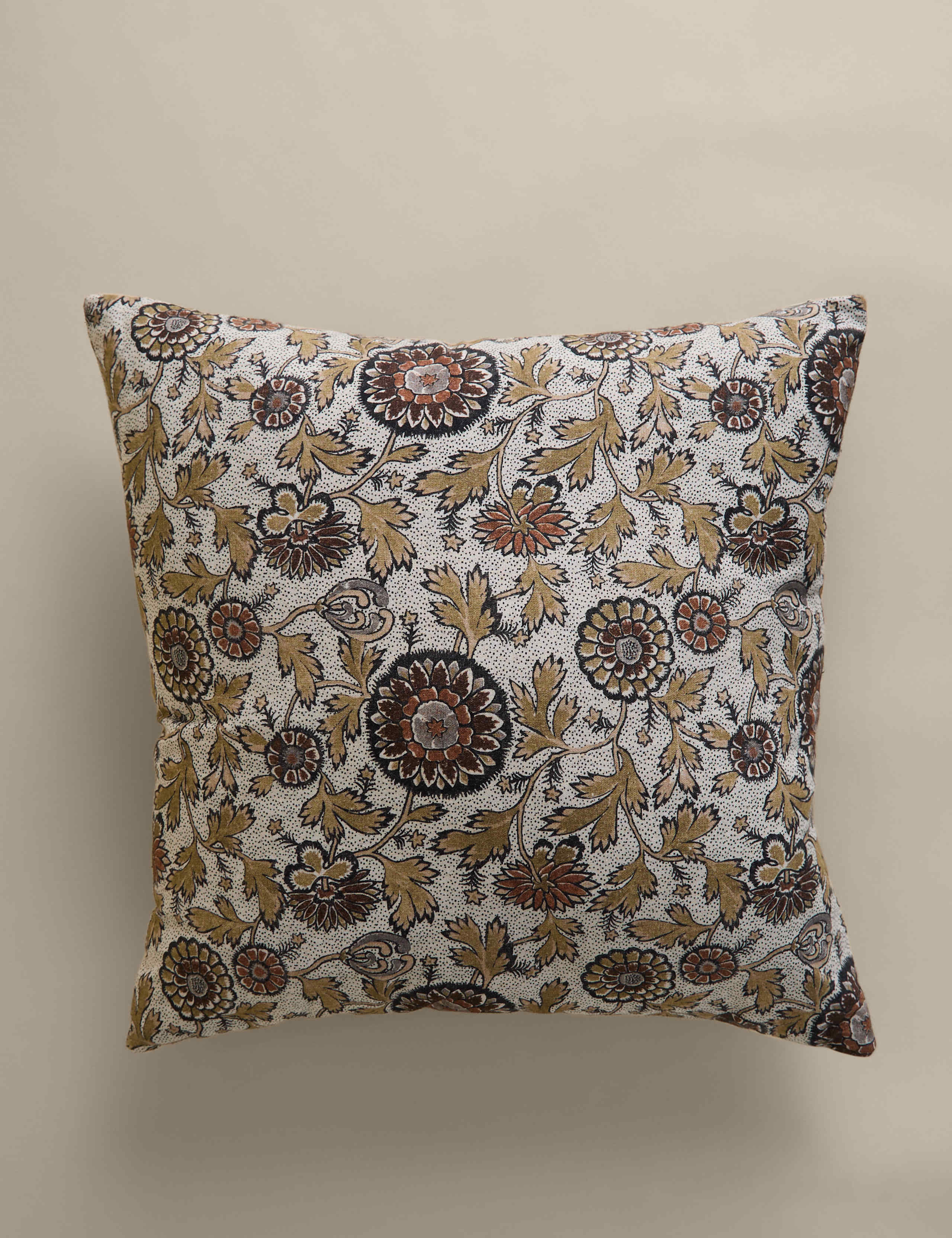 Cotton Rich Floral Cushion