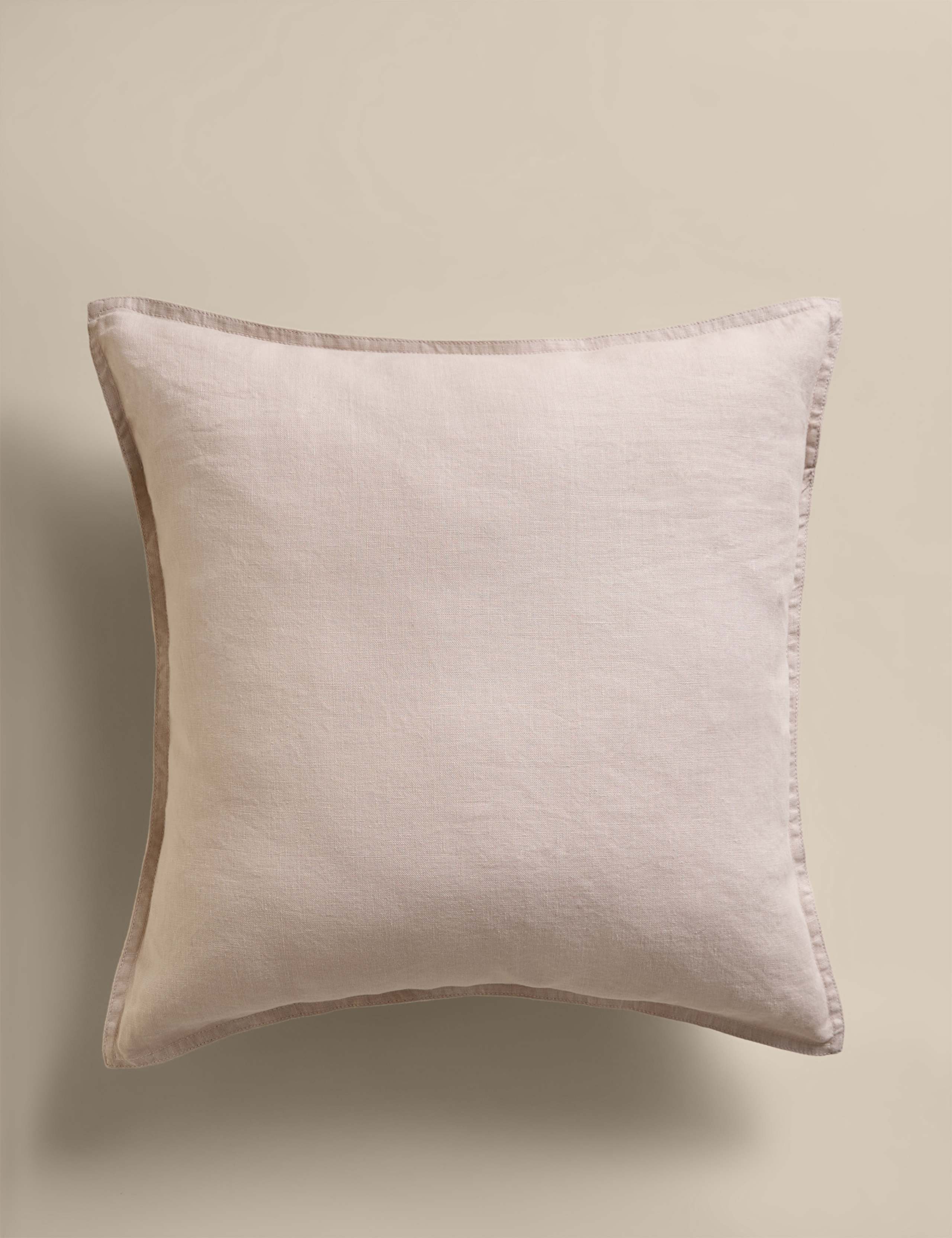 Pure Linen Flange Trim Cushion