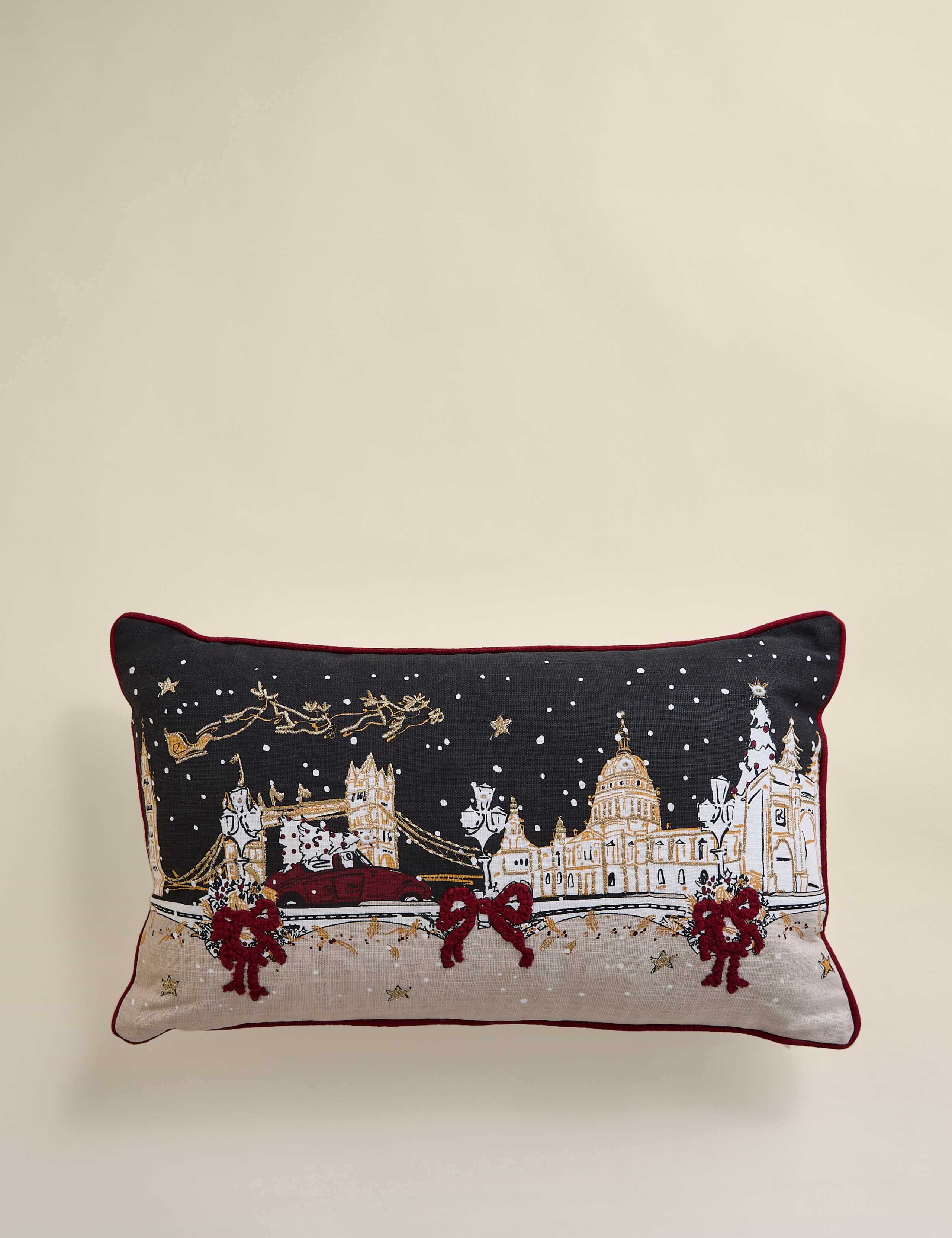 Pure Cotton Townhouse Bolster Cushion
