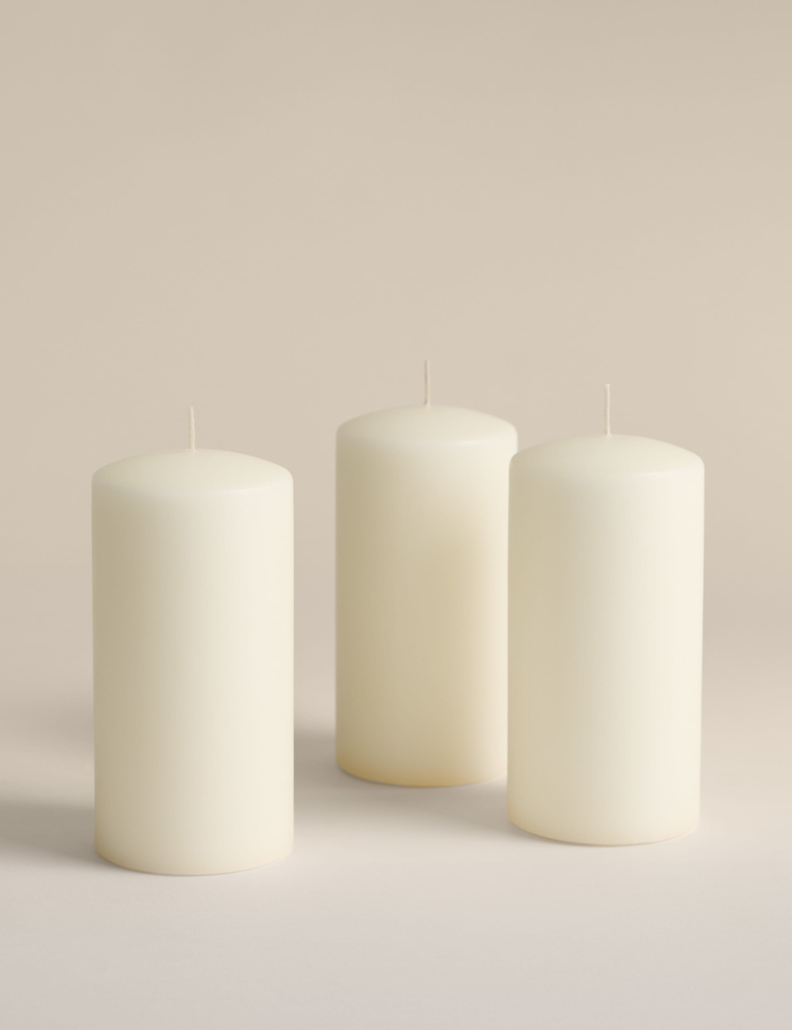 Set of 3 Pillar Candles