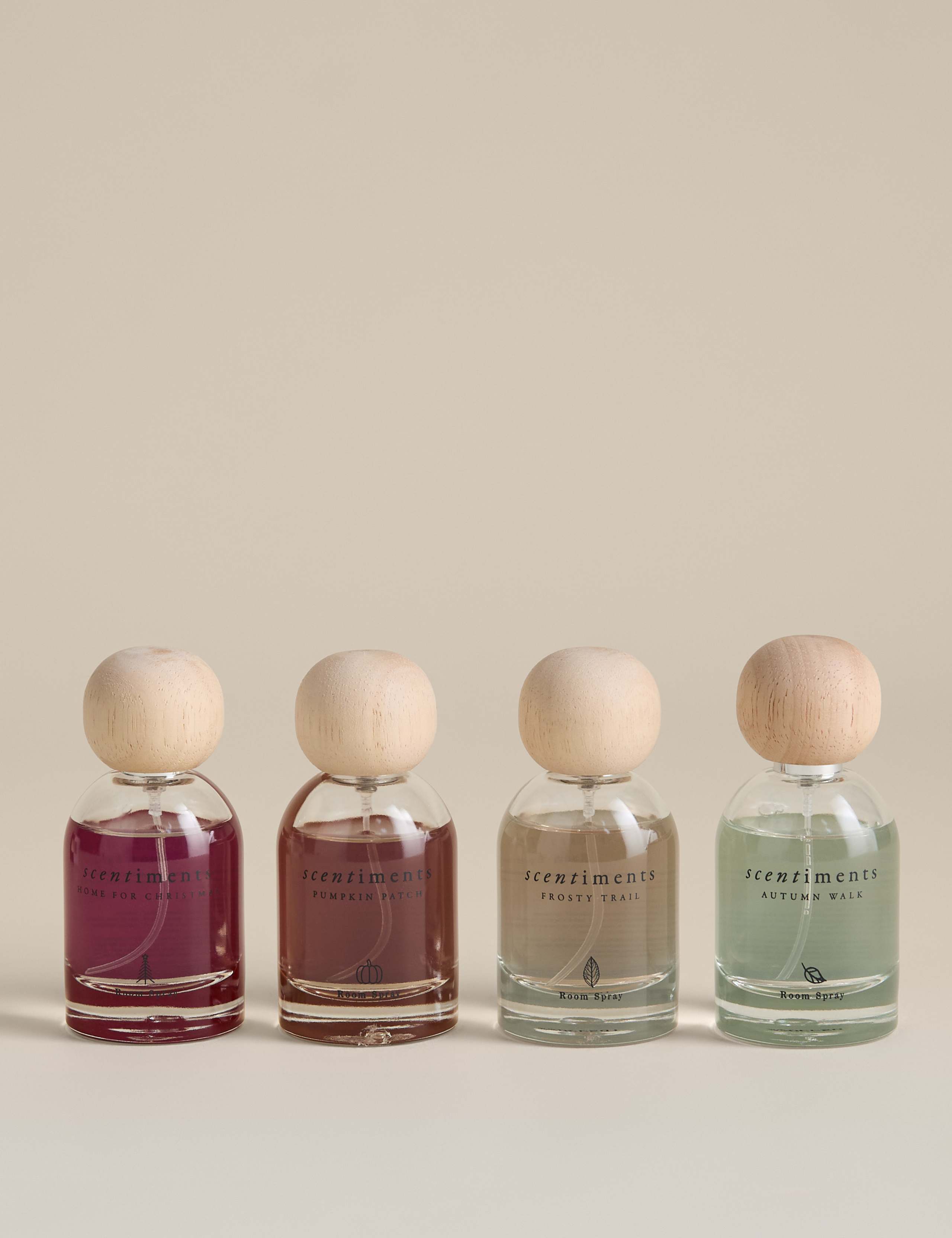 Set of 4 Seasonal Room Sprays