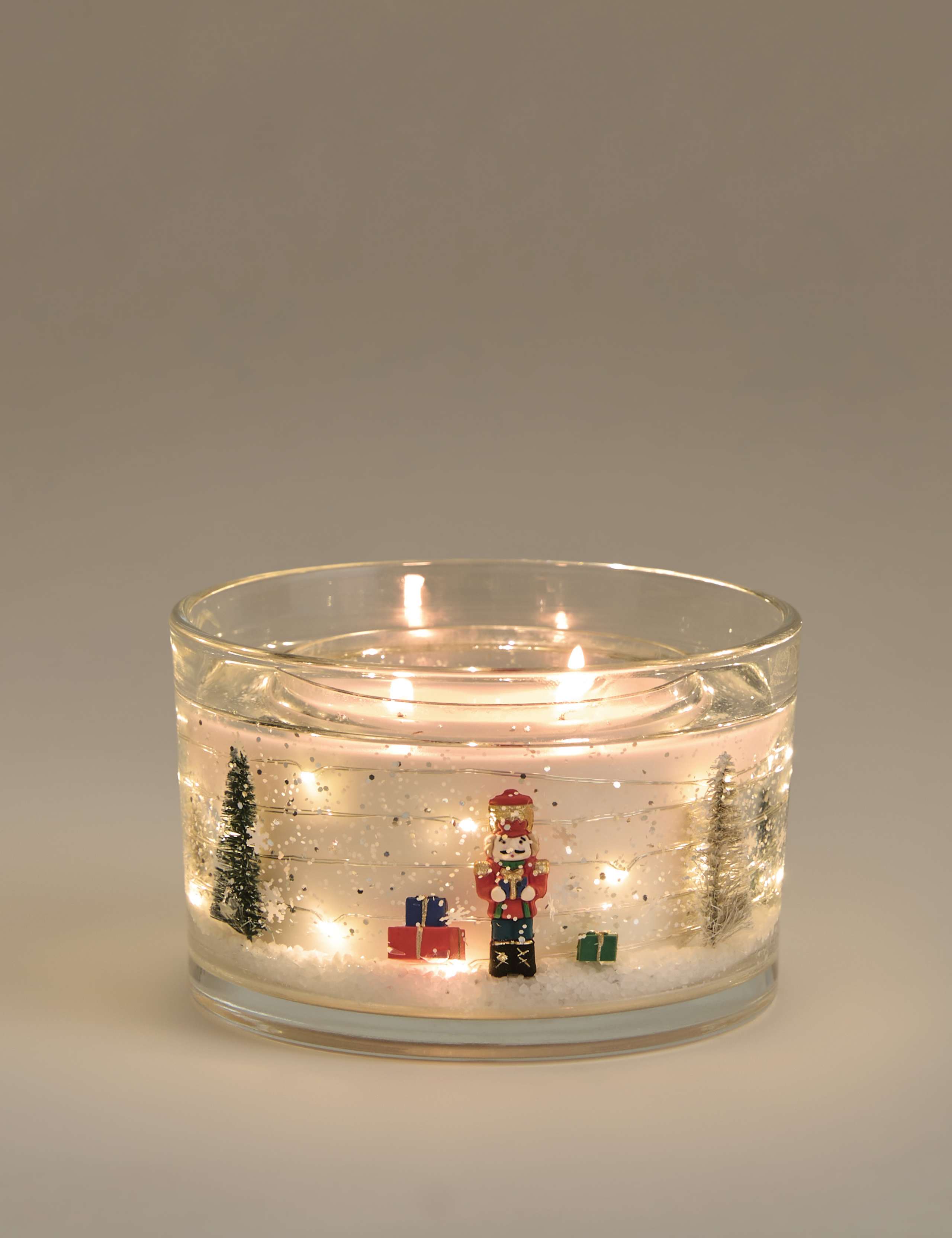 Nutcracker 2 Wick Light Up Scented Candle