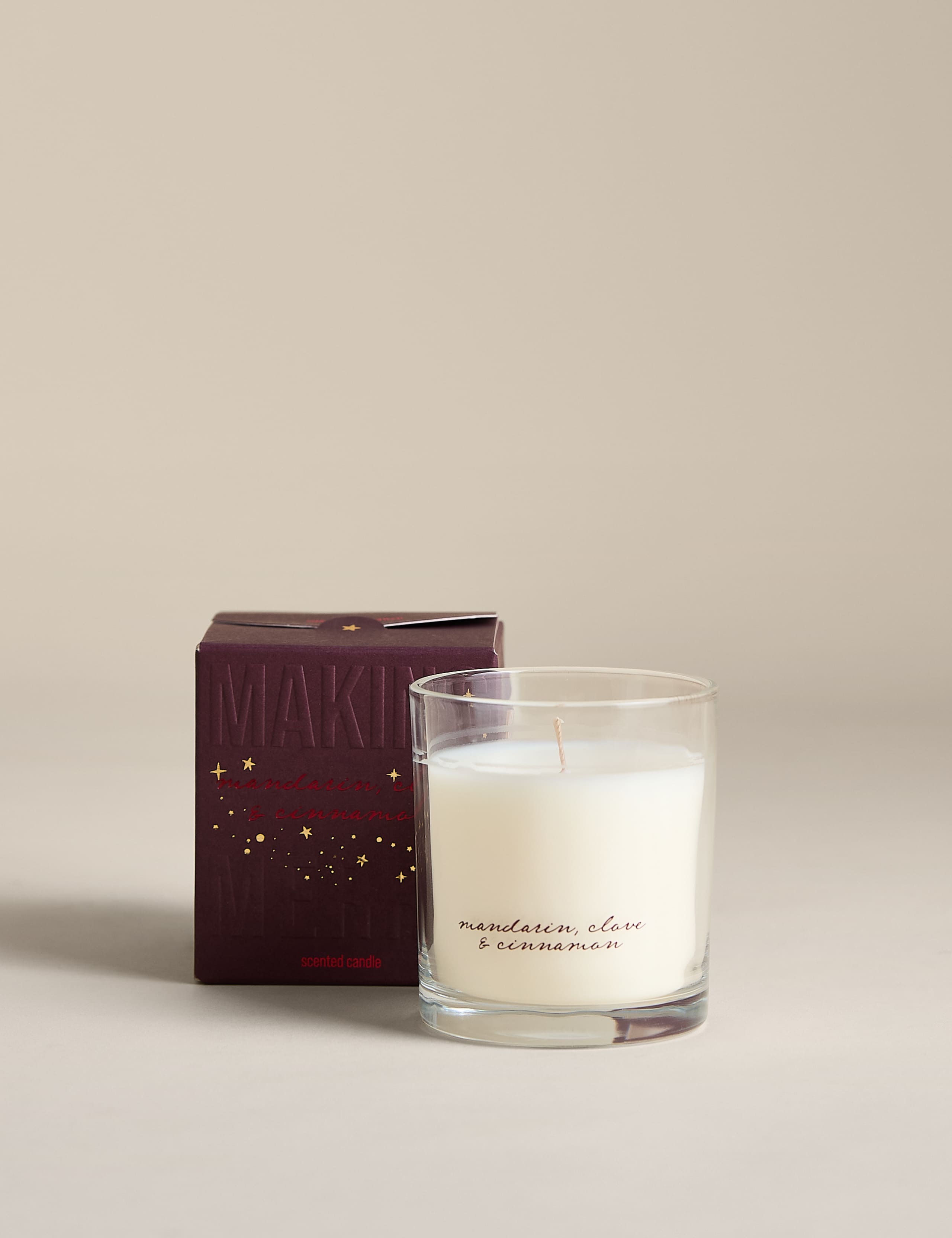 Mandarin, Clove & Cinnamon Boxed Candle
