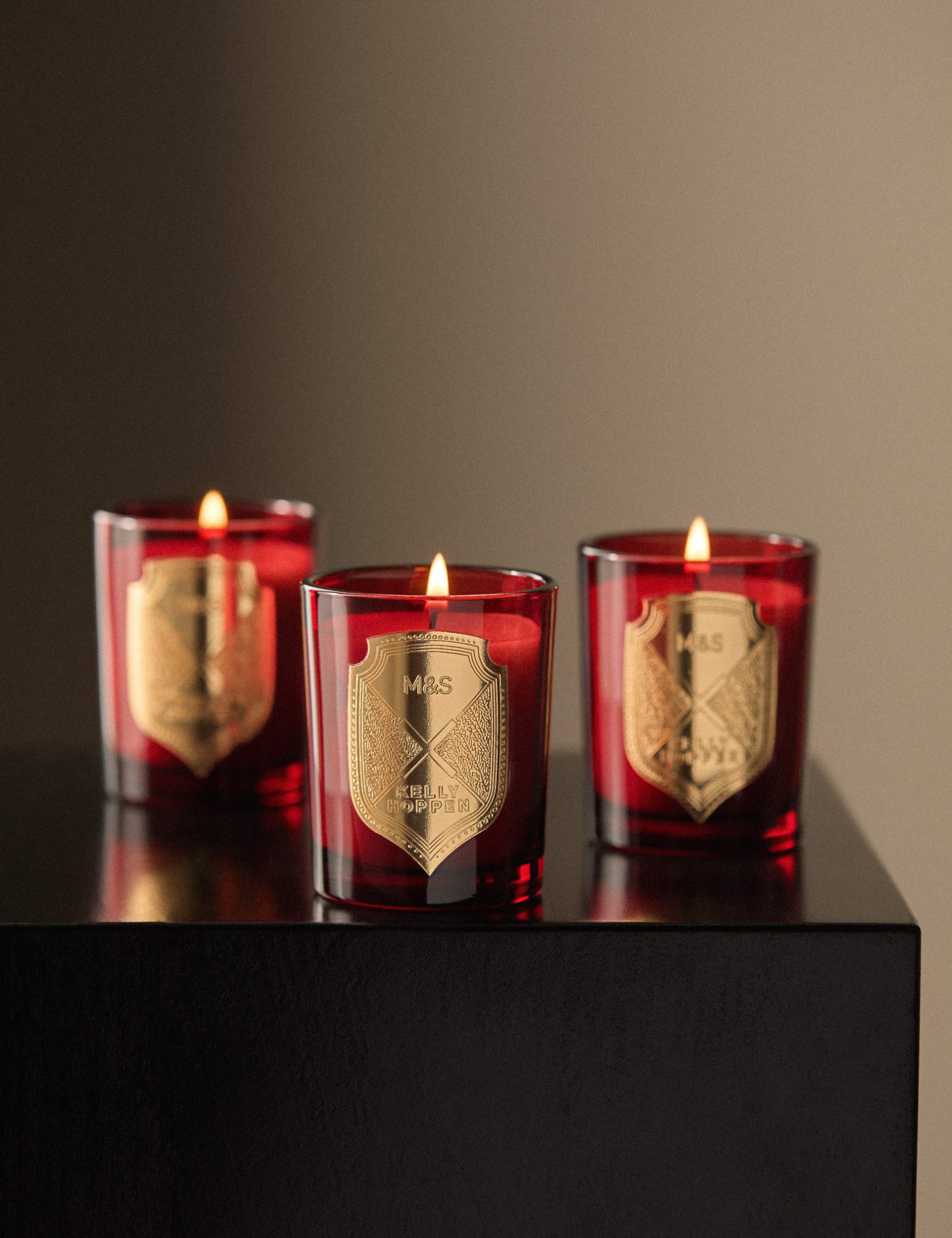 Set of 3 Christmas Joy Fragrance Votive Candles