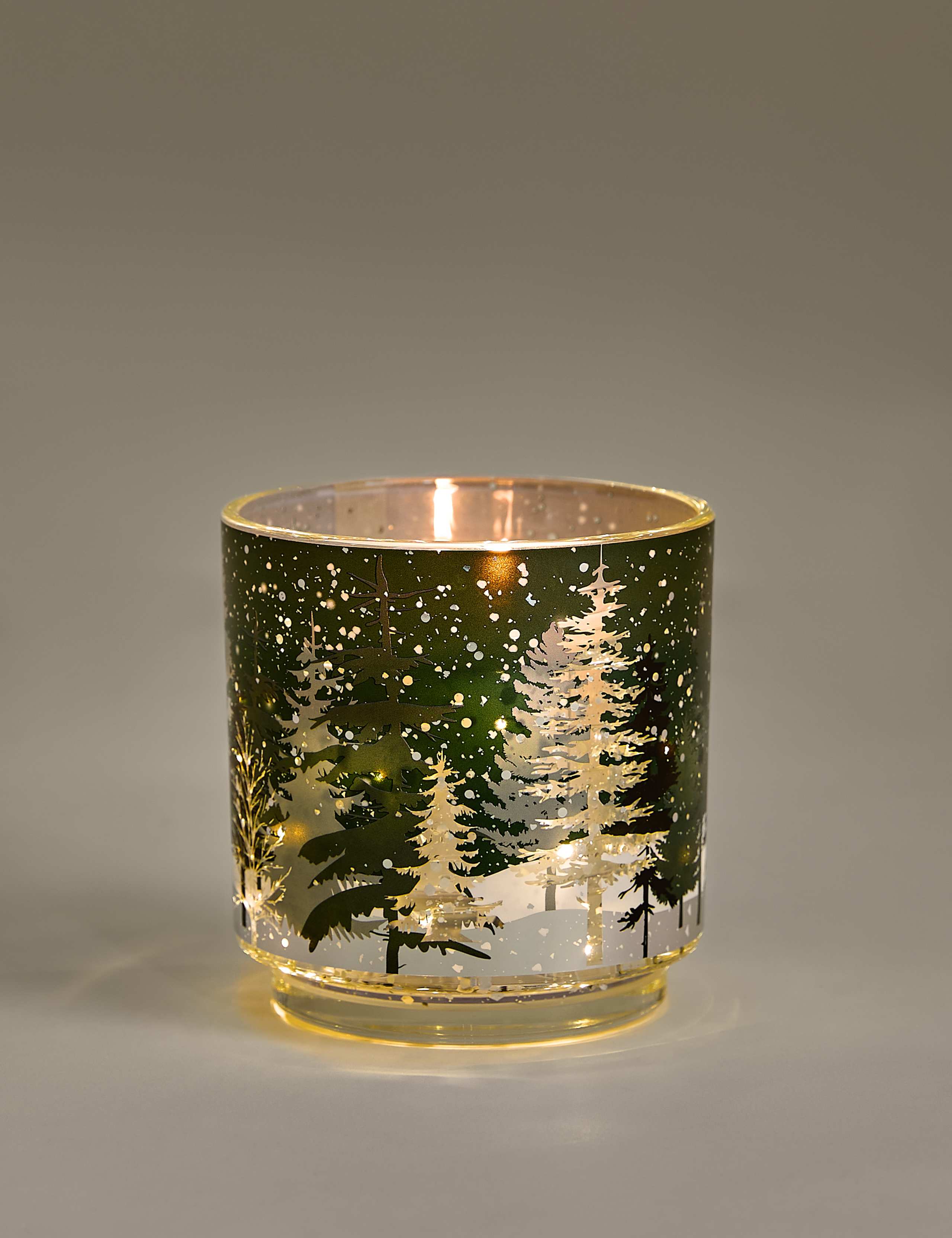 Yuletide Pine & Spice Refillable Light Up Candle
