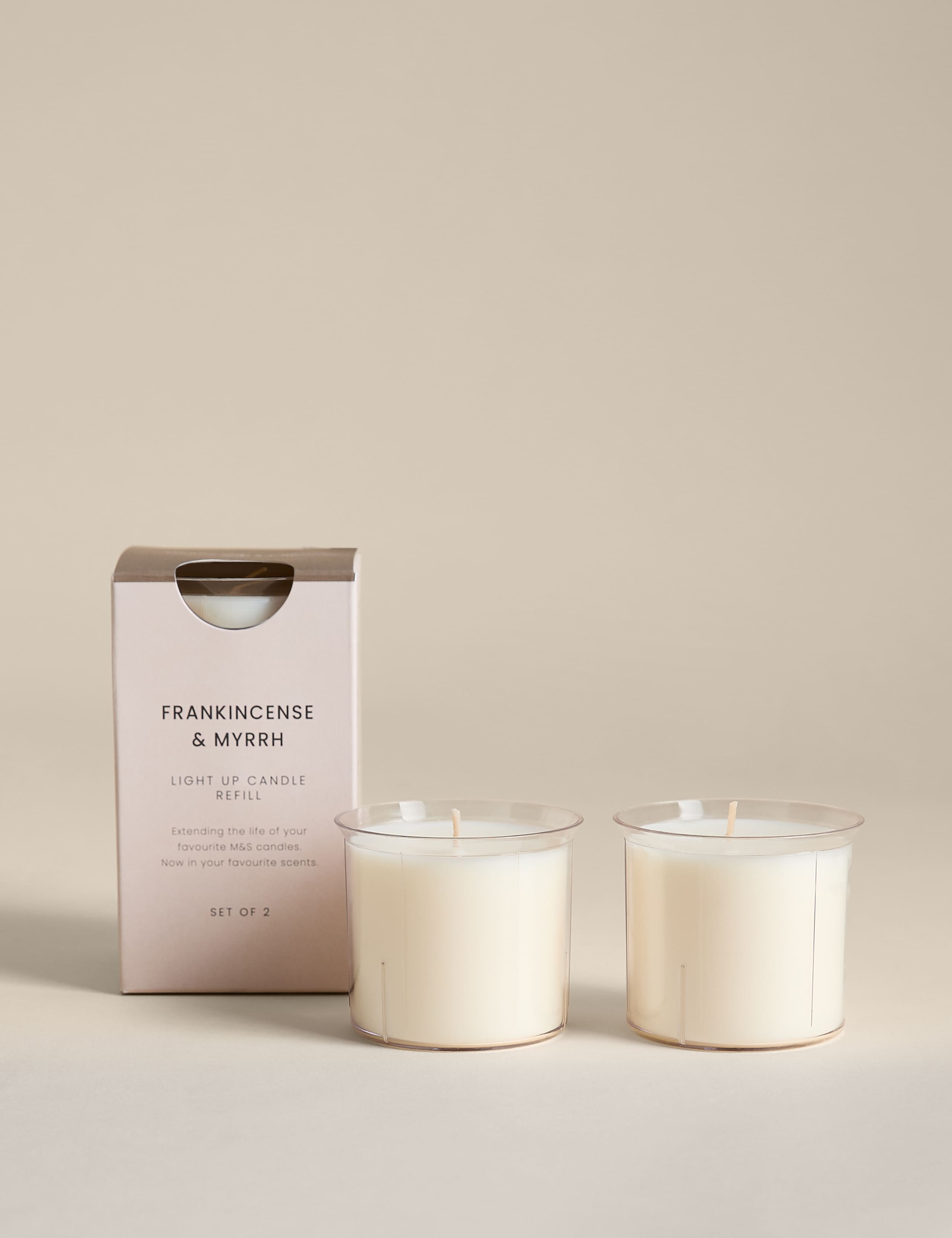Set of 2 Frankincense & Myrrh Candle Refills