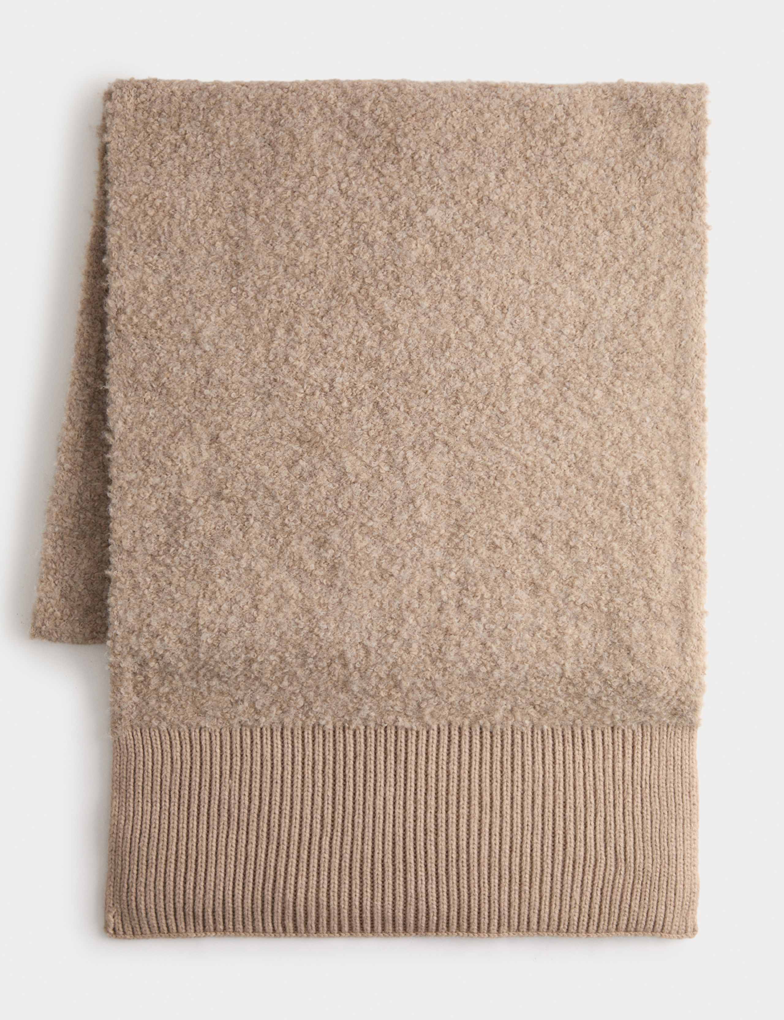 Boucle Knit Scarf