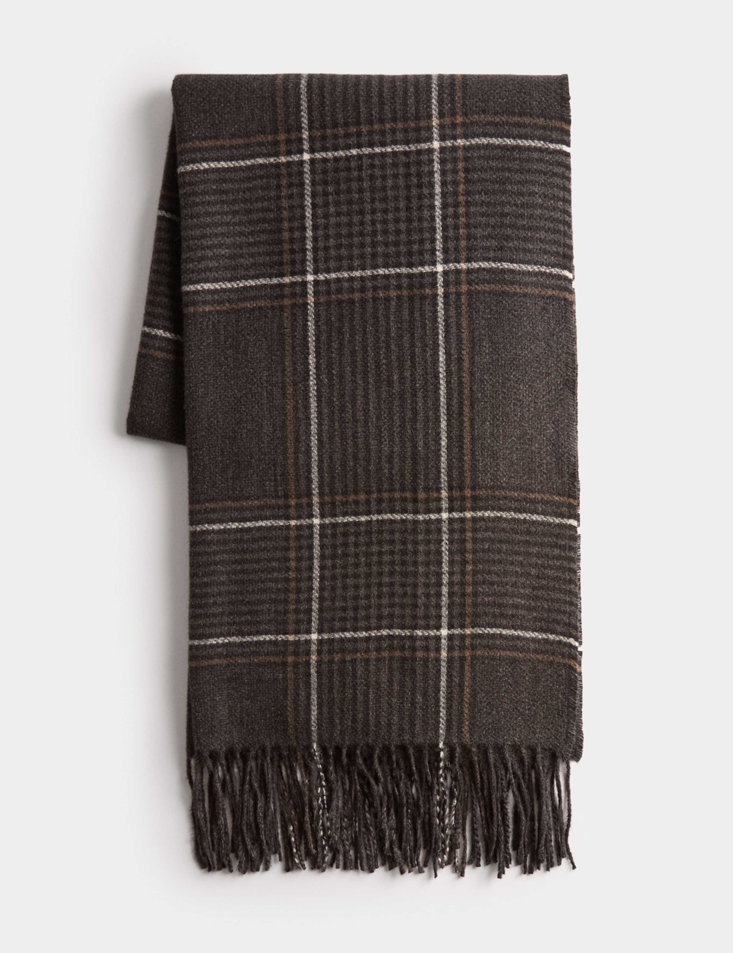 Woven Checked Scarf