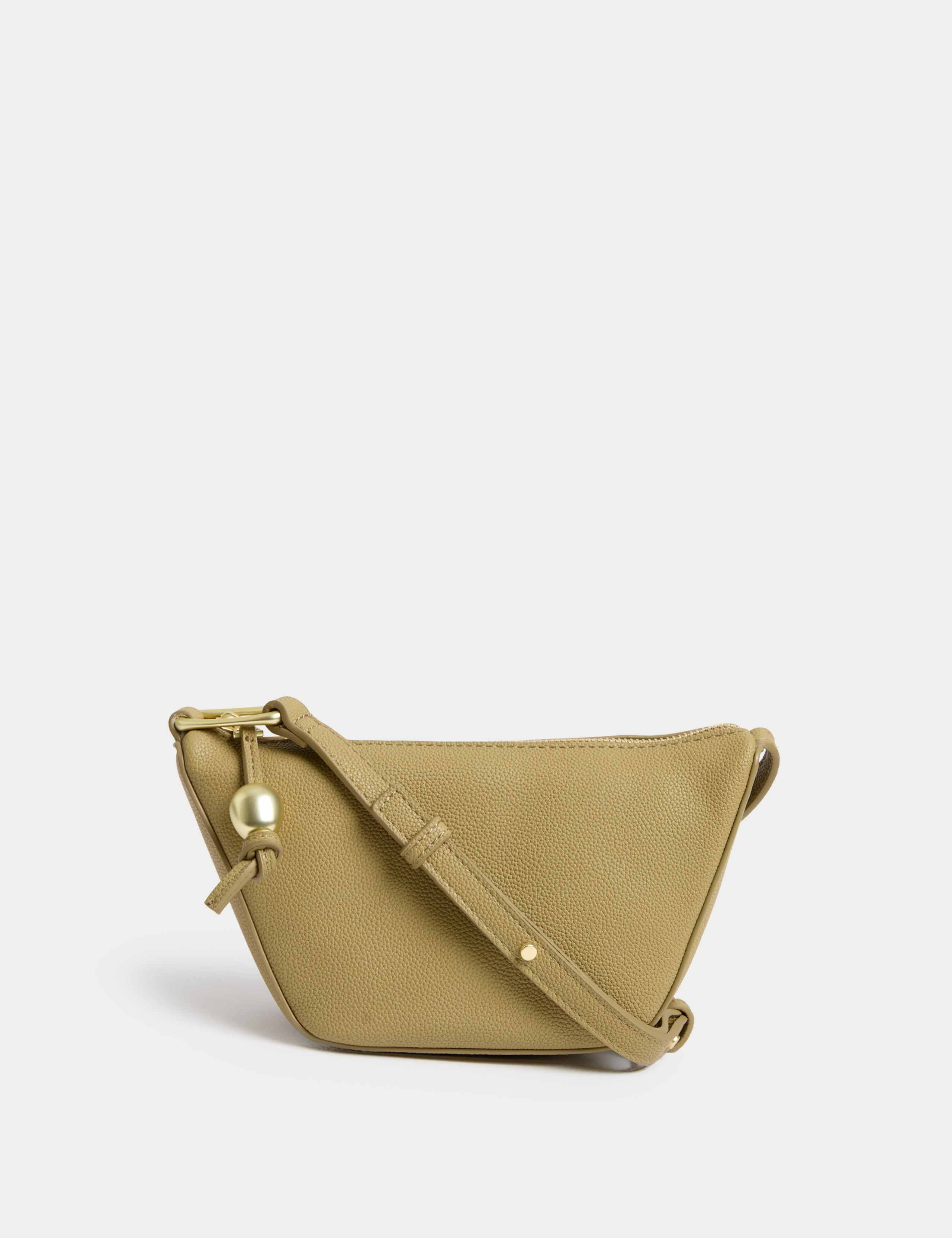 Faux Leather Mini Cross Body Bag