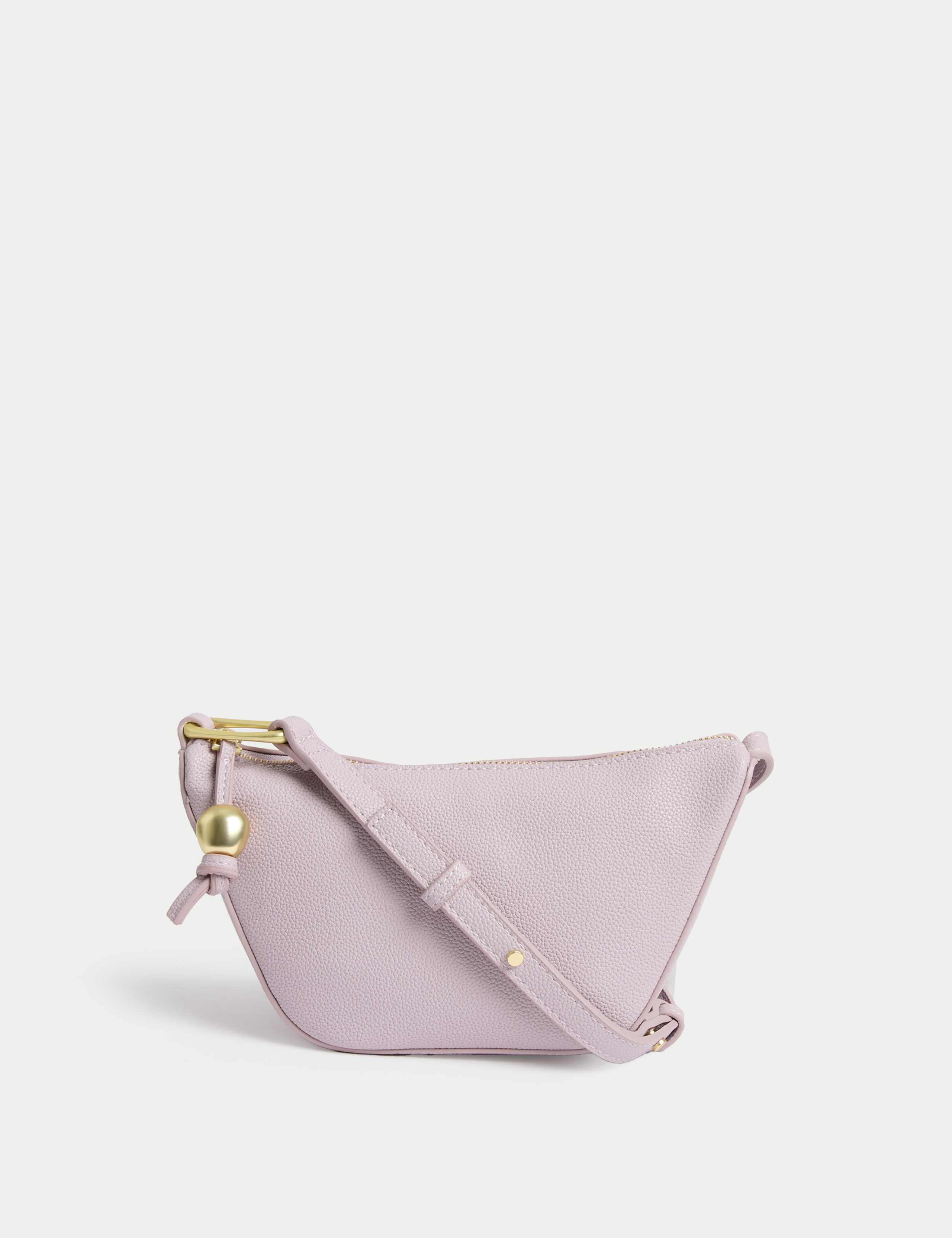 Faux Leather Mini Cross Body Bag