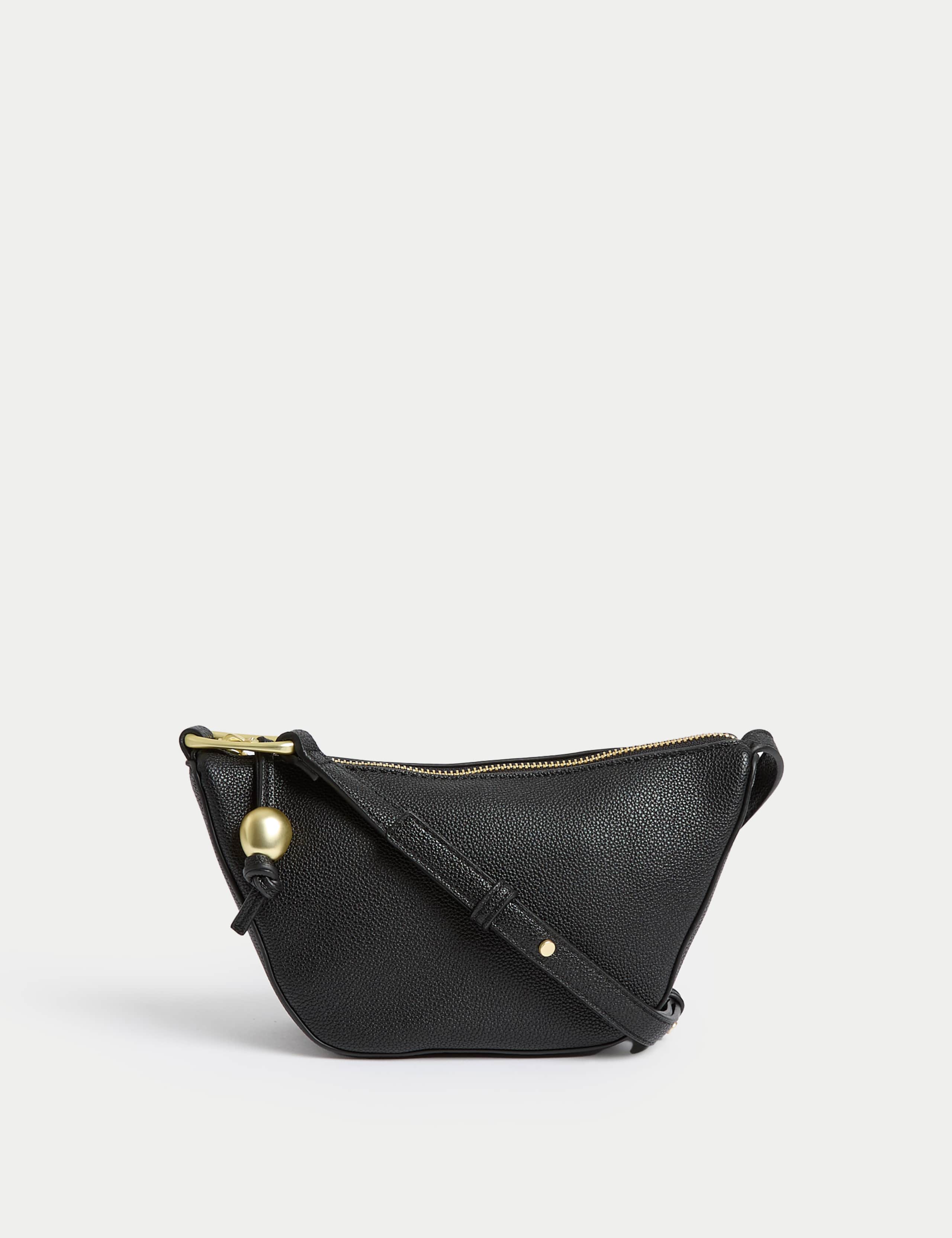 Faux Leather Mini Cross Body Bag