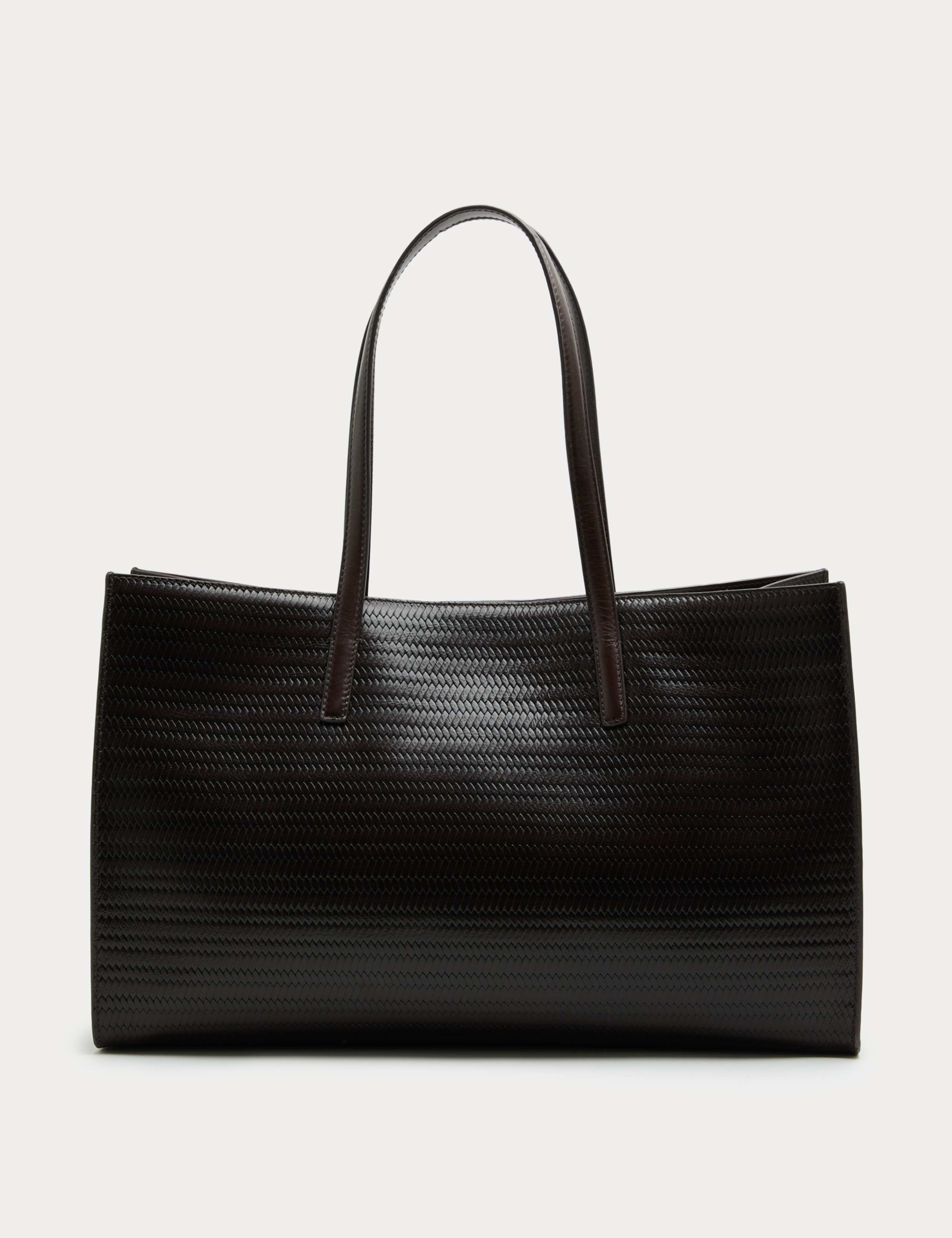 Leather Embossed Tote Bag