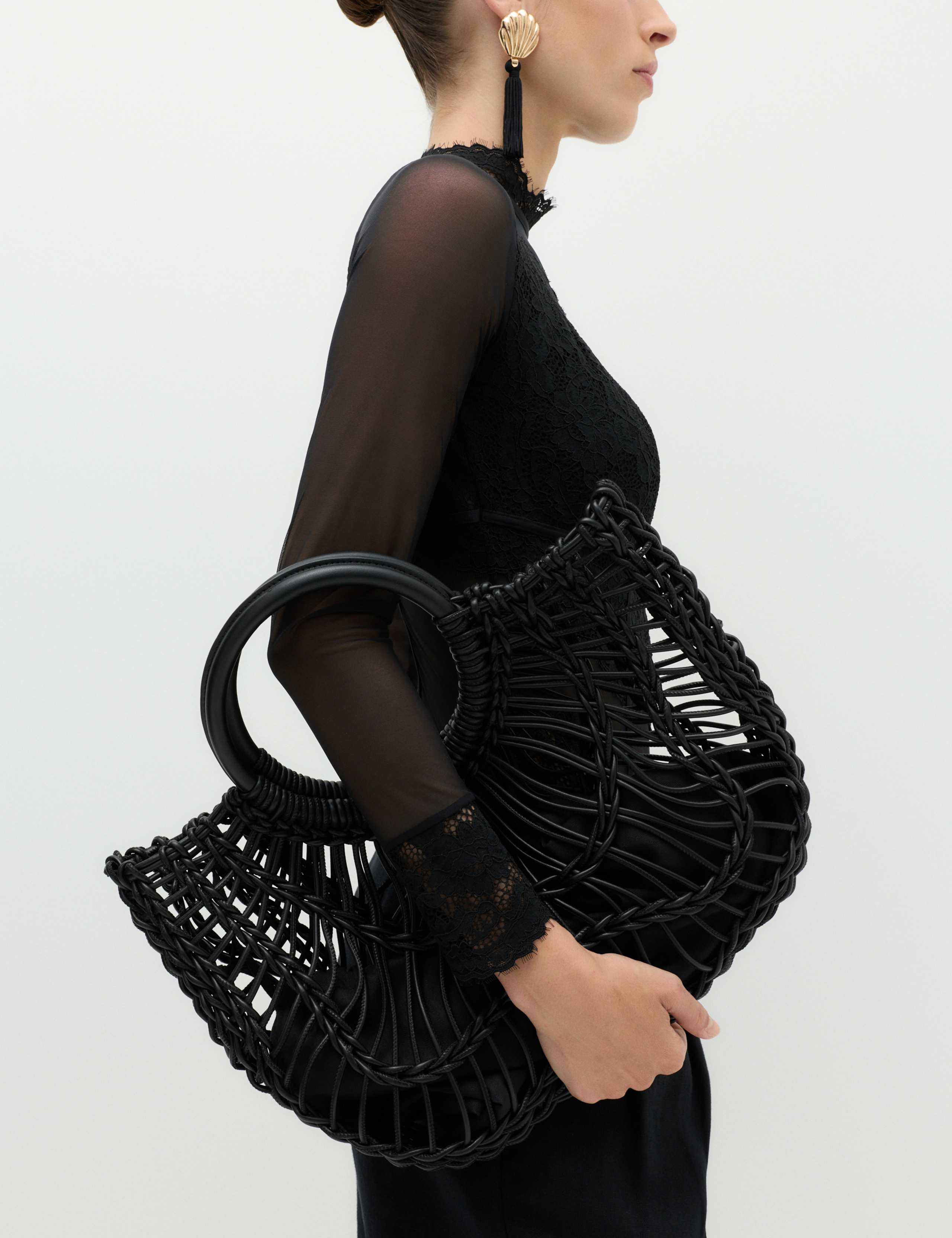 Large Open Weave Grab Bag