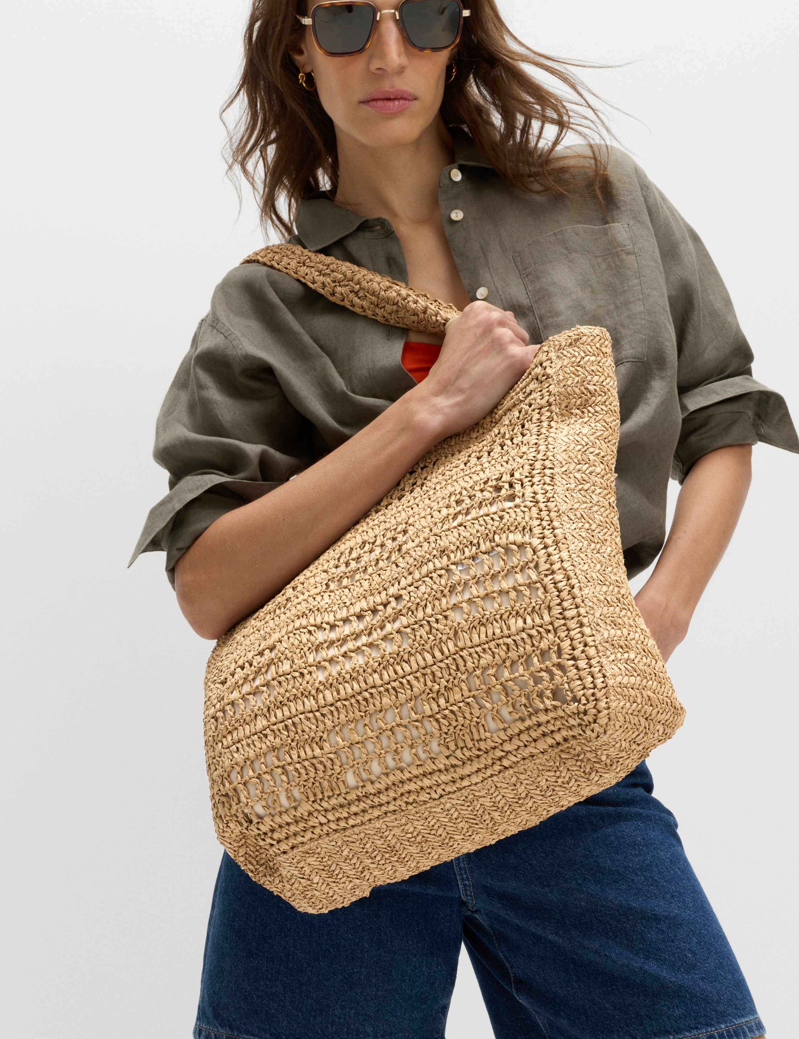 Straw Tote Bag