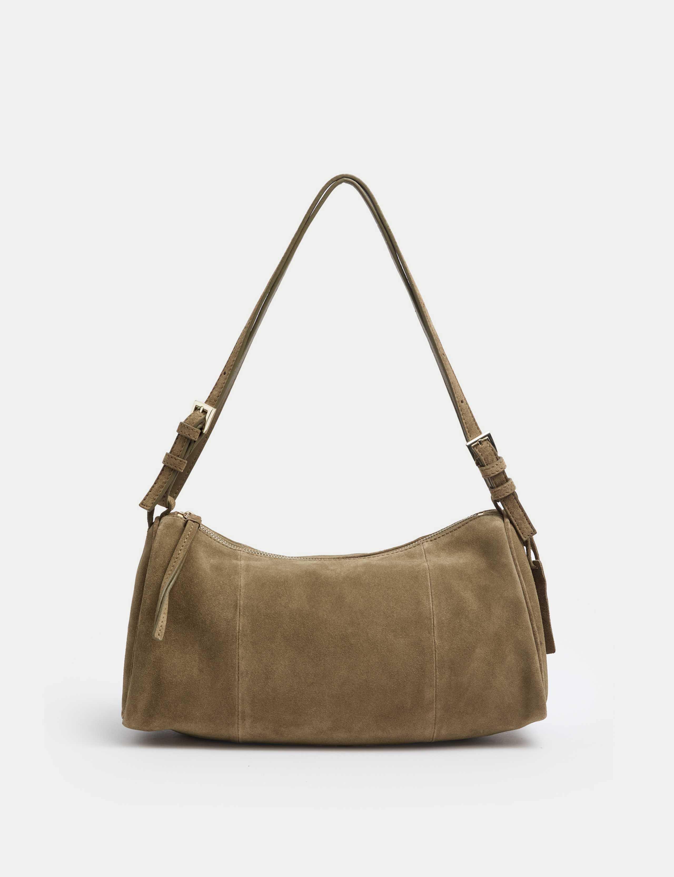 Suede Shoulder Bag