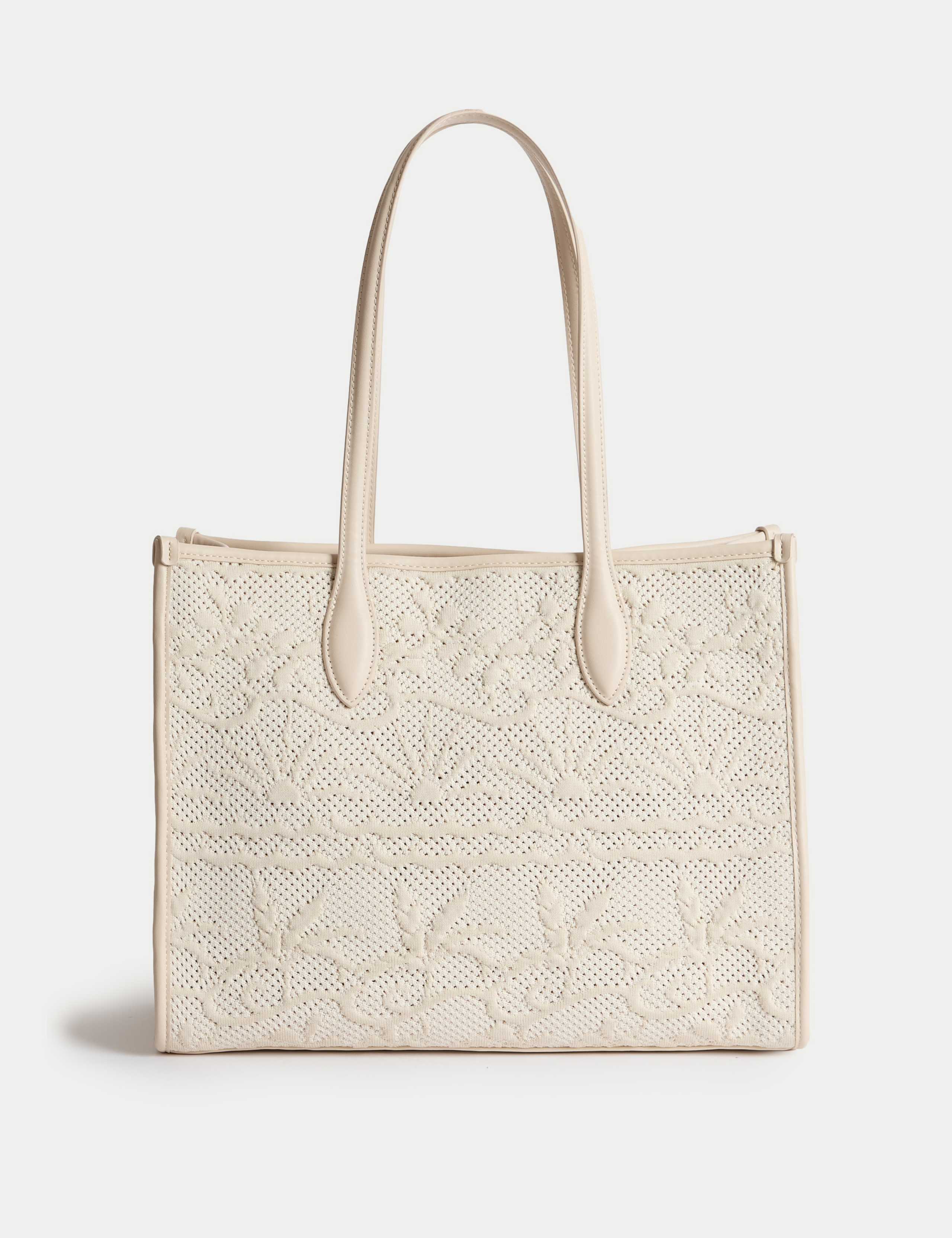 Fly Knit Embroidered Market Tote