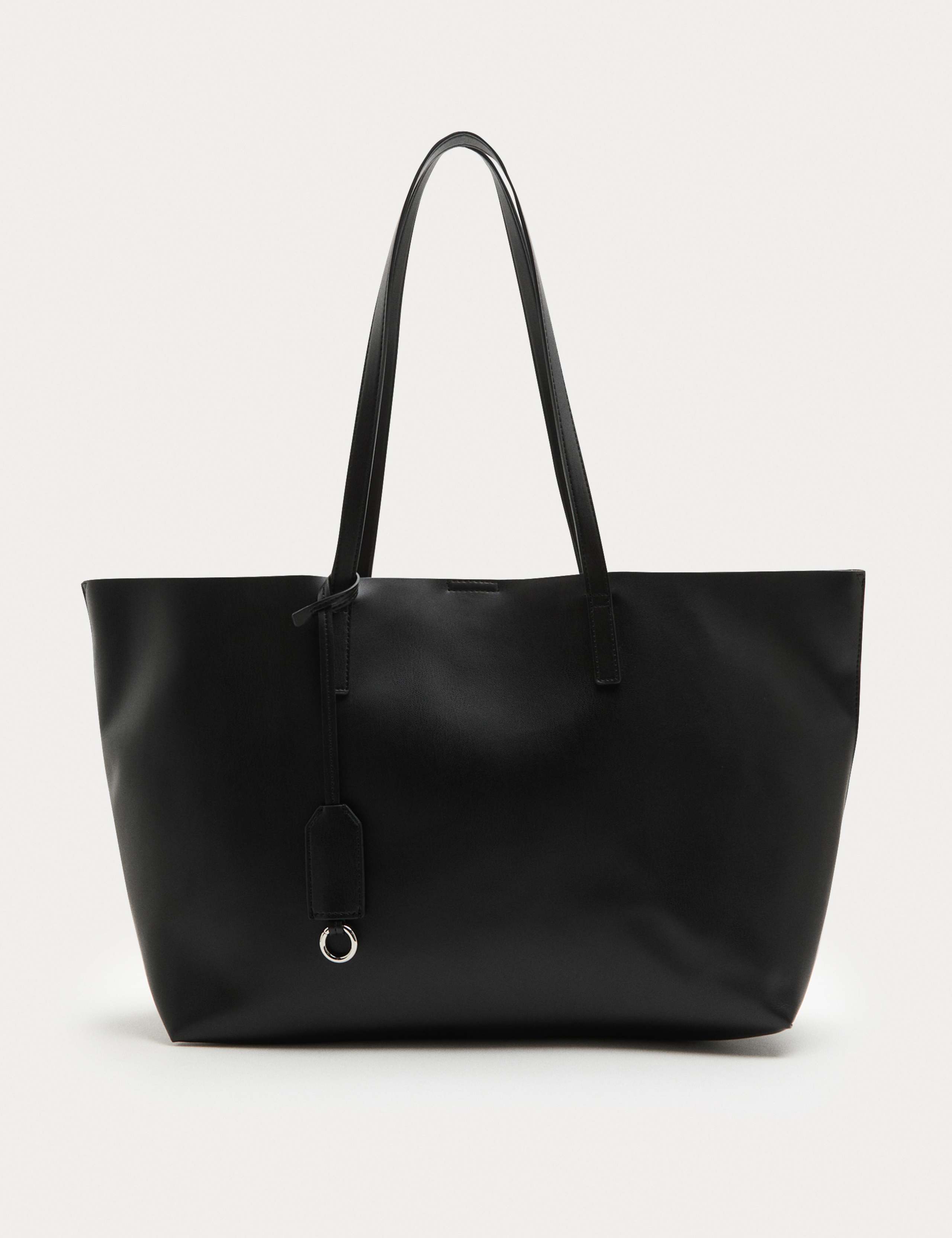 Faux Leather Shopper