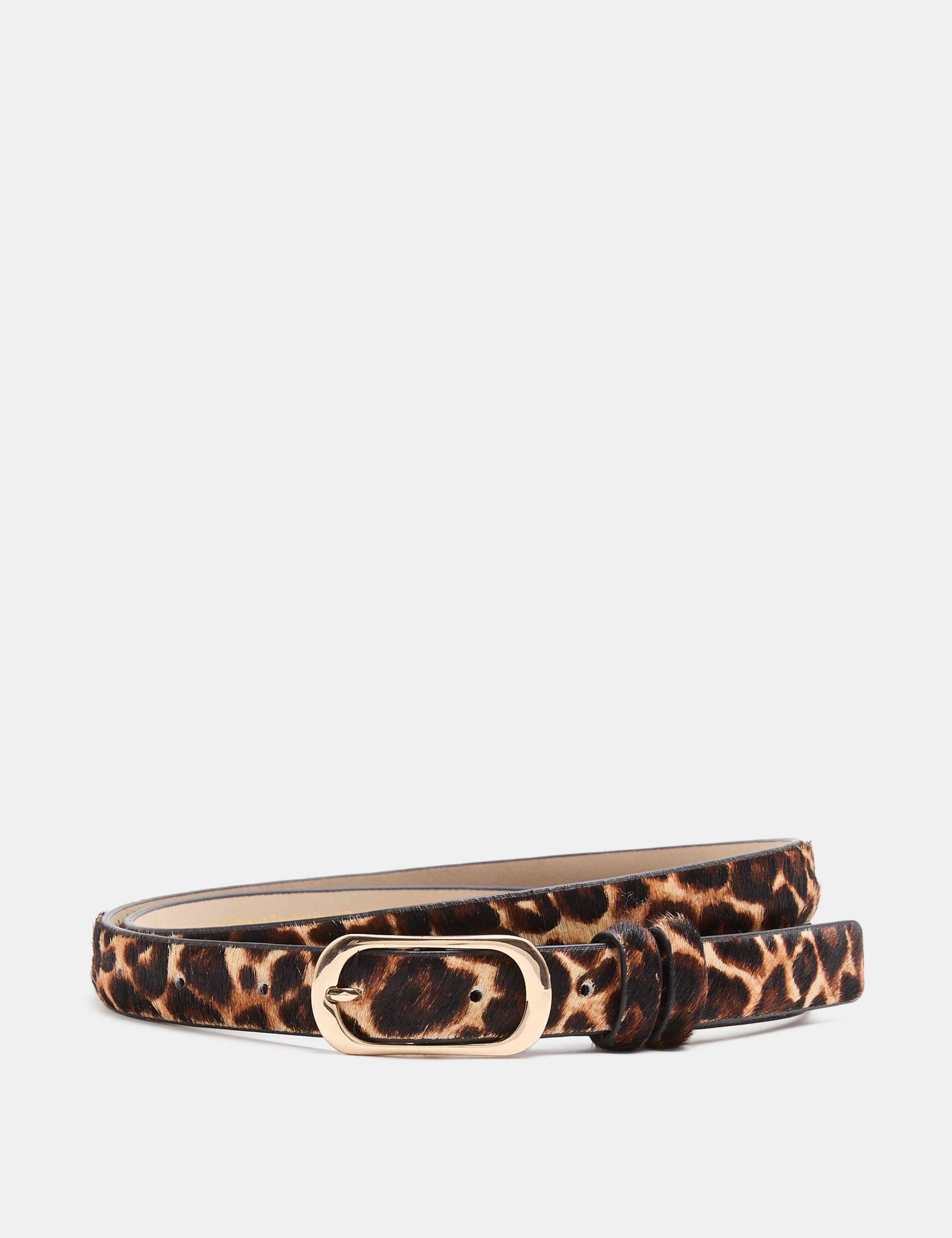 Leopard Print Waist Belt