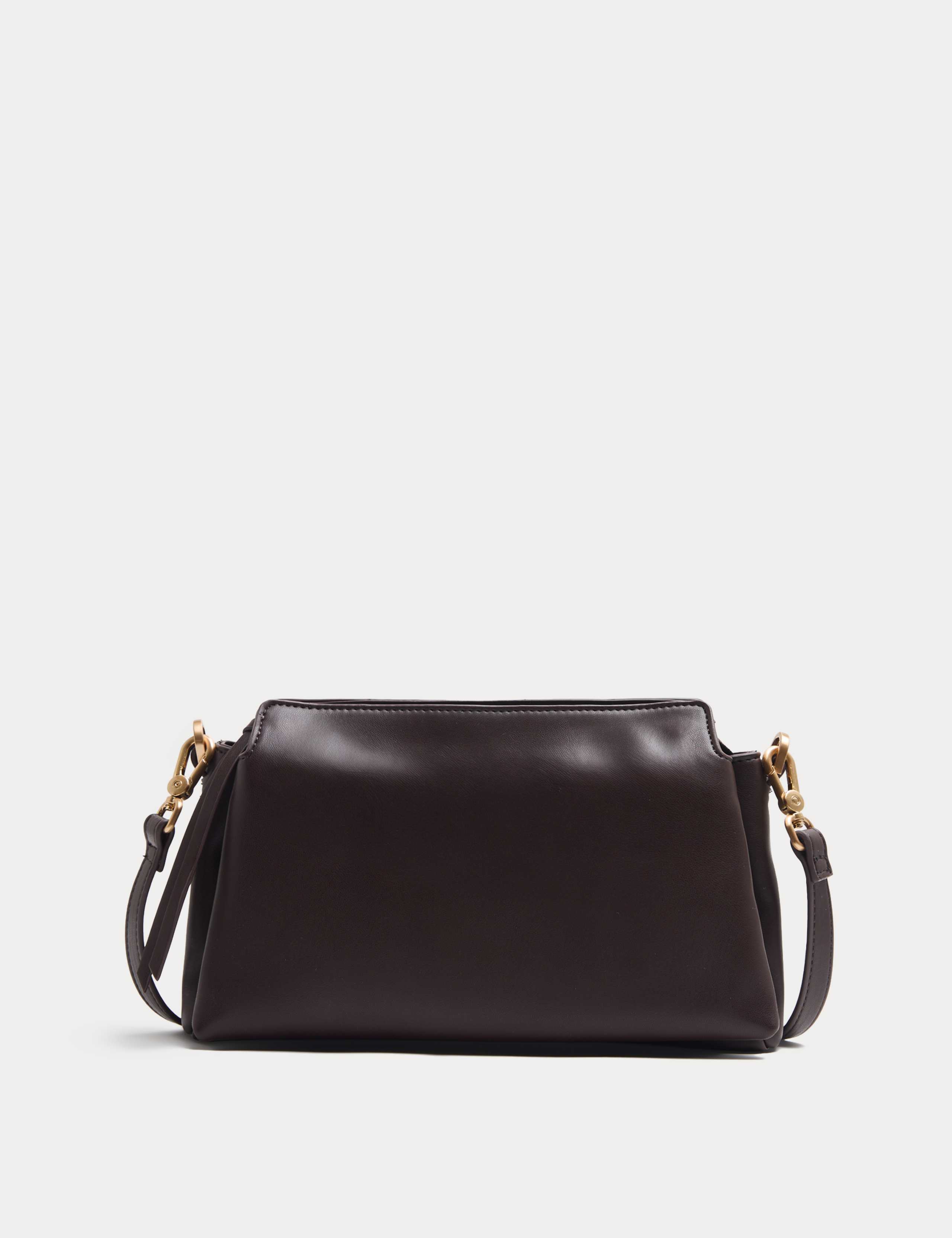 Triple Compartment Crossbody Bag