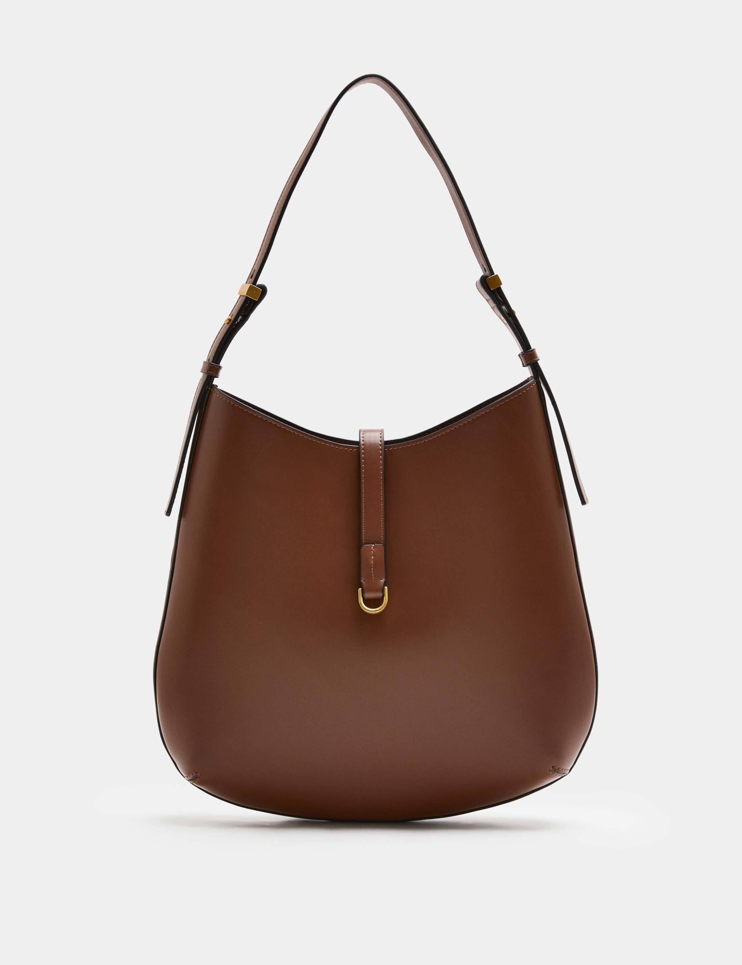 Stitch Detail Top Handle Shoulder Bag