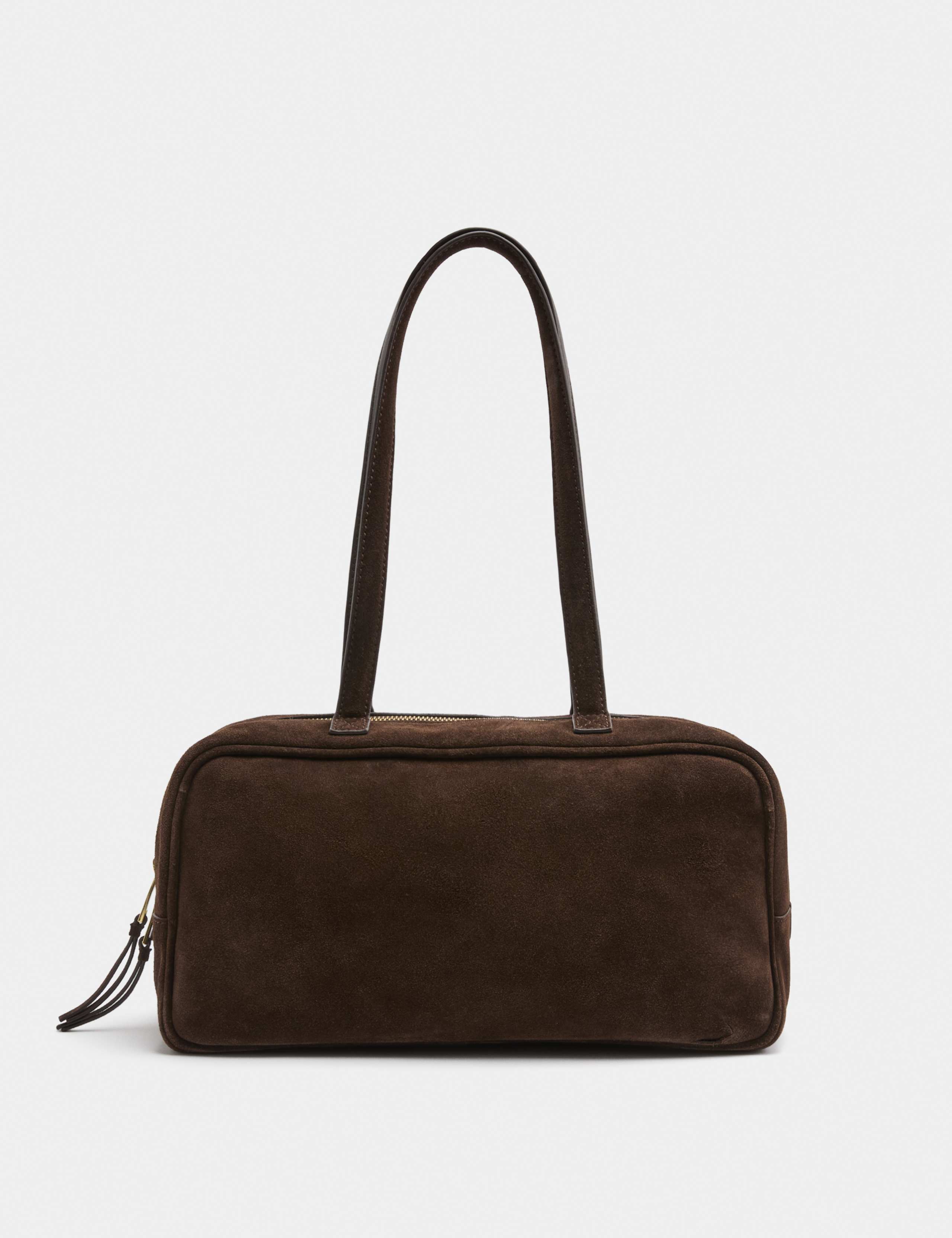 Suede Bowler Bag