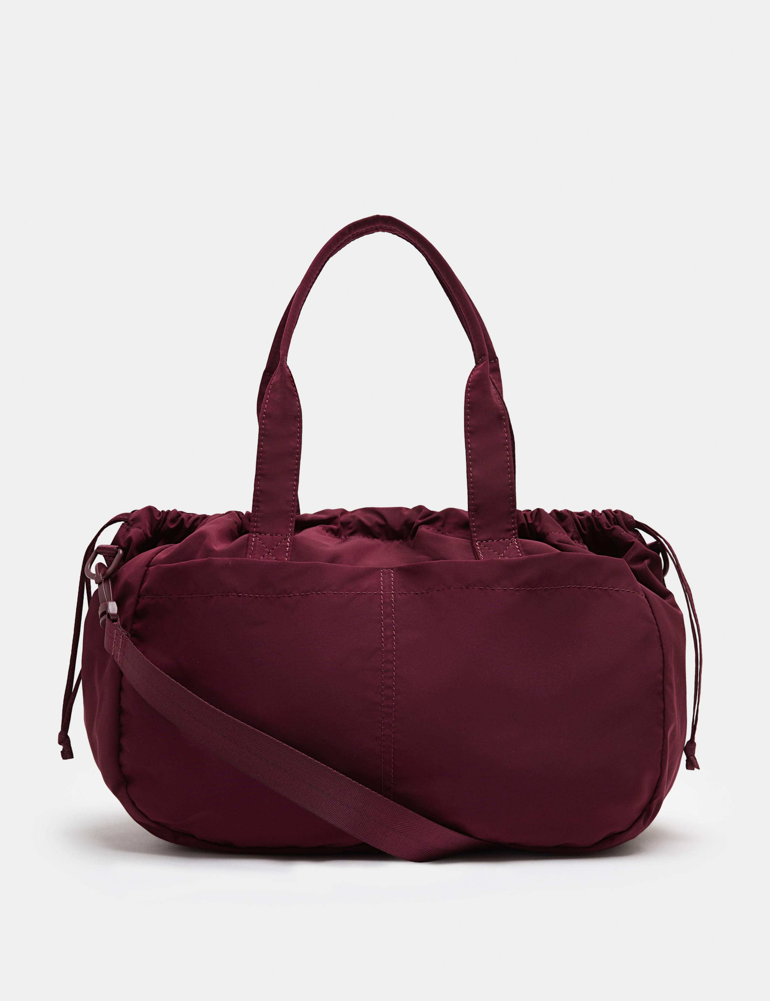 Drawstring Detail Shoulder Bag