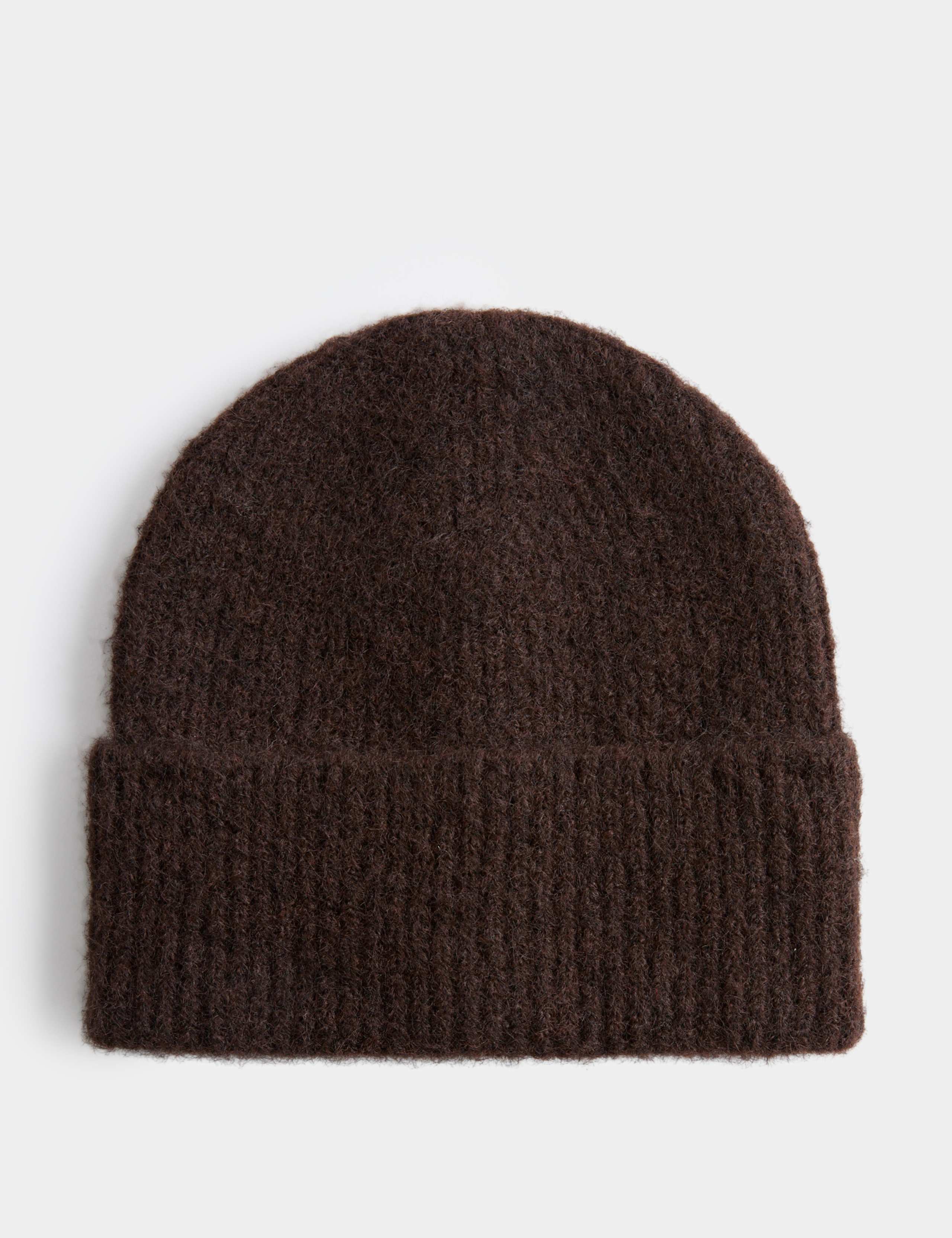 Rib Fluffy Beanie Hat