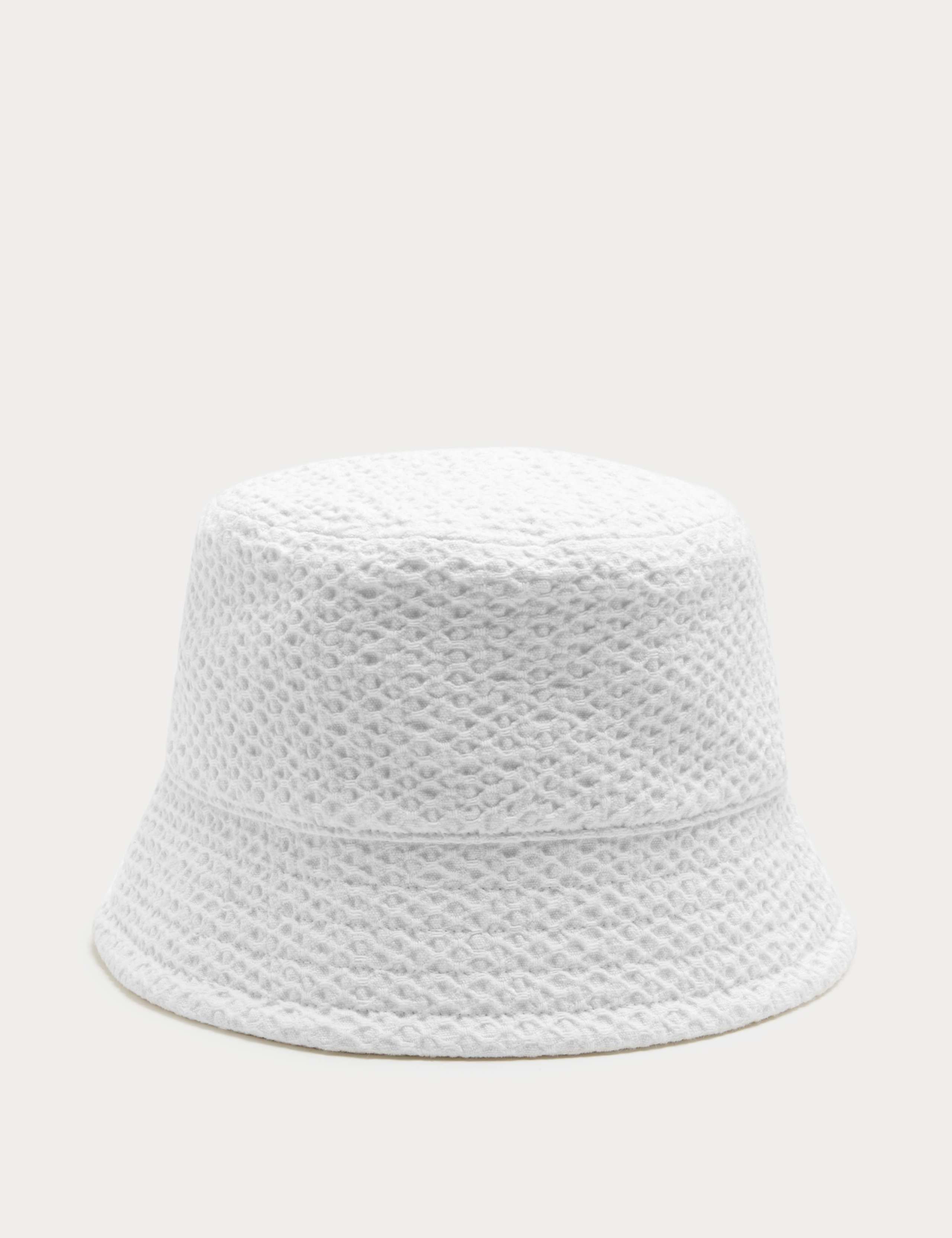 Pure Cotton Textured Bucket Hat