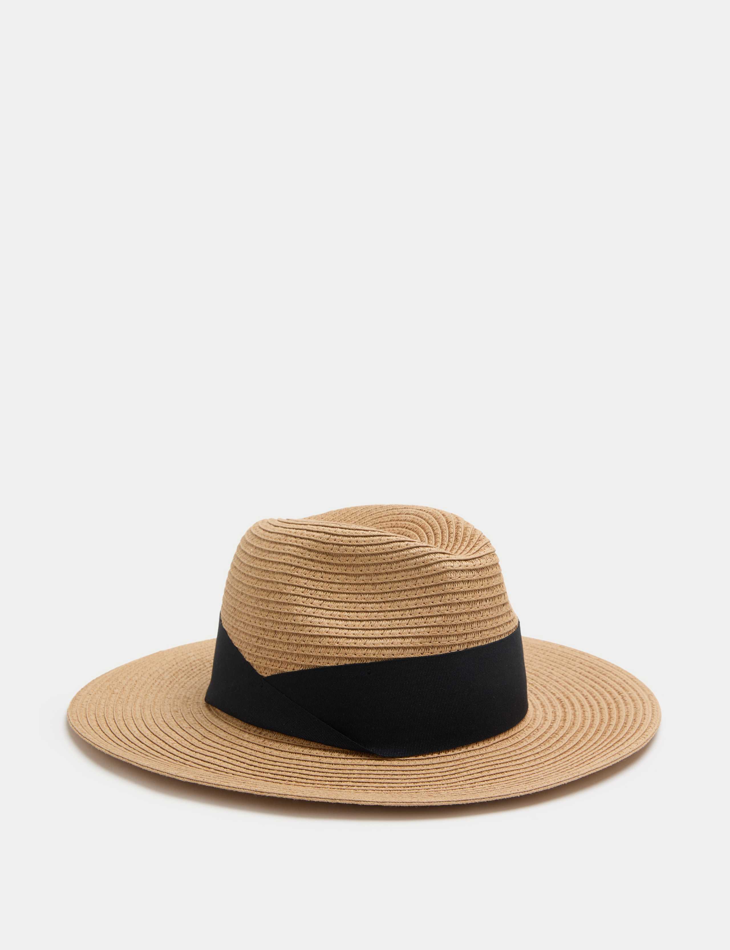 Paper Straw Fedora Hat