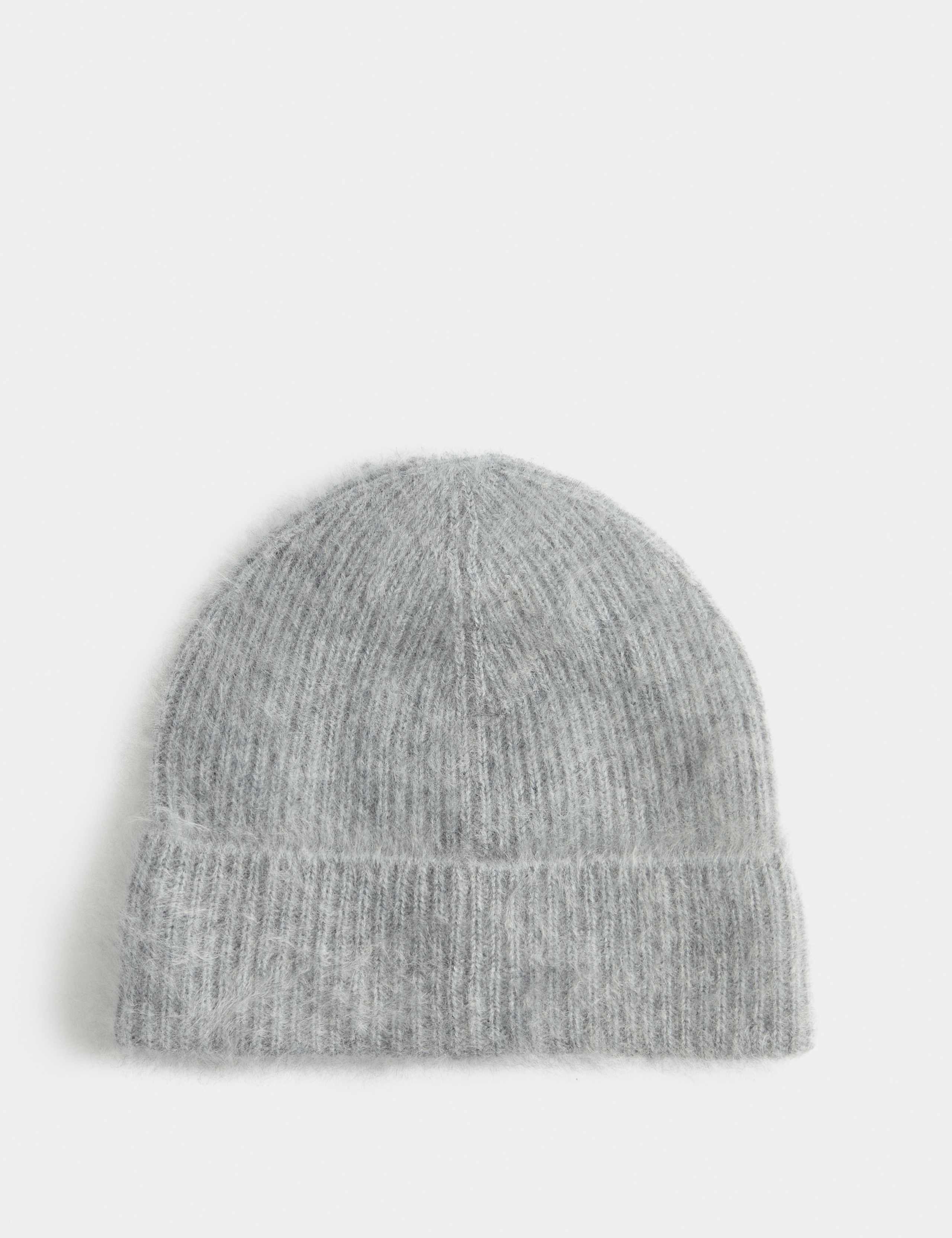 Pure Cashmere Striped Beanie