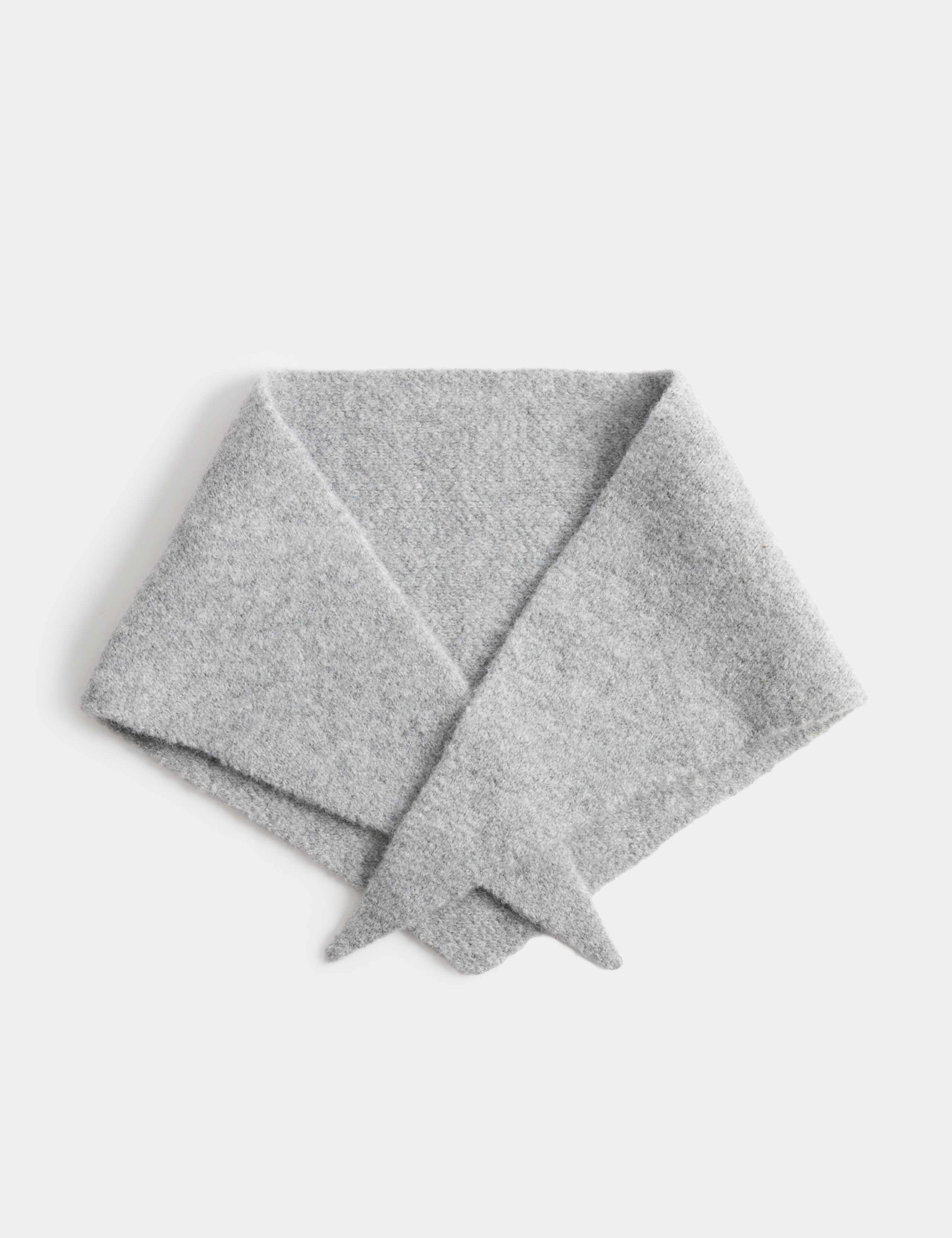 Knitted Triangle Scarf