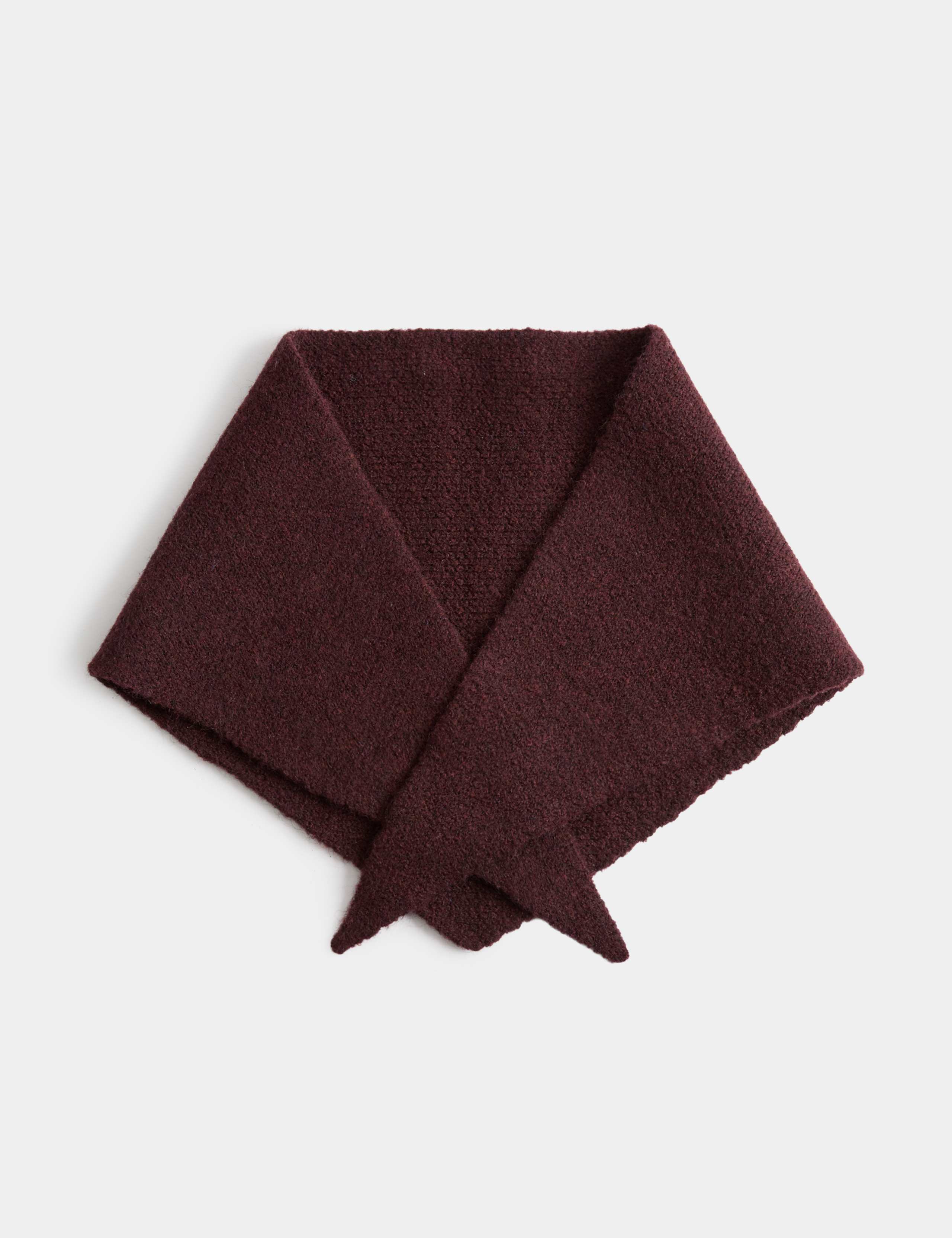 Knitted Triangle Scarf