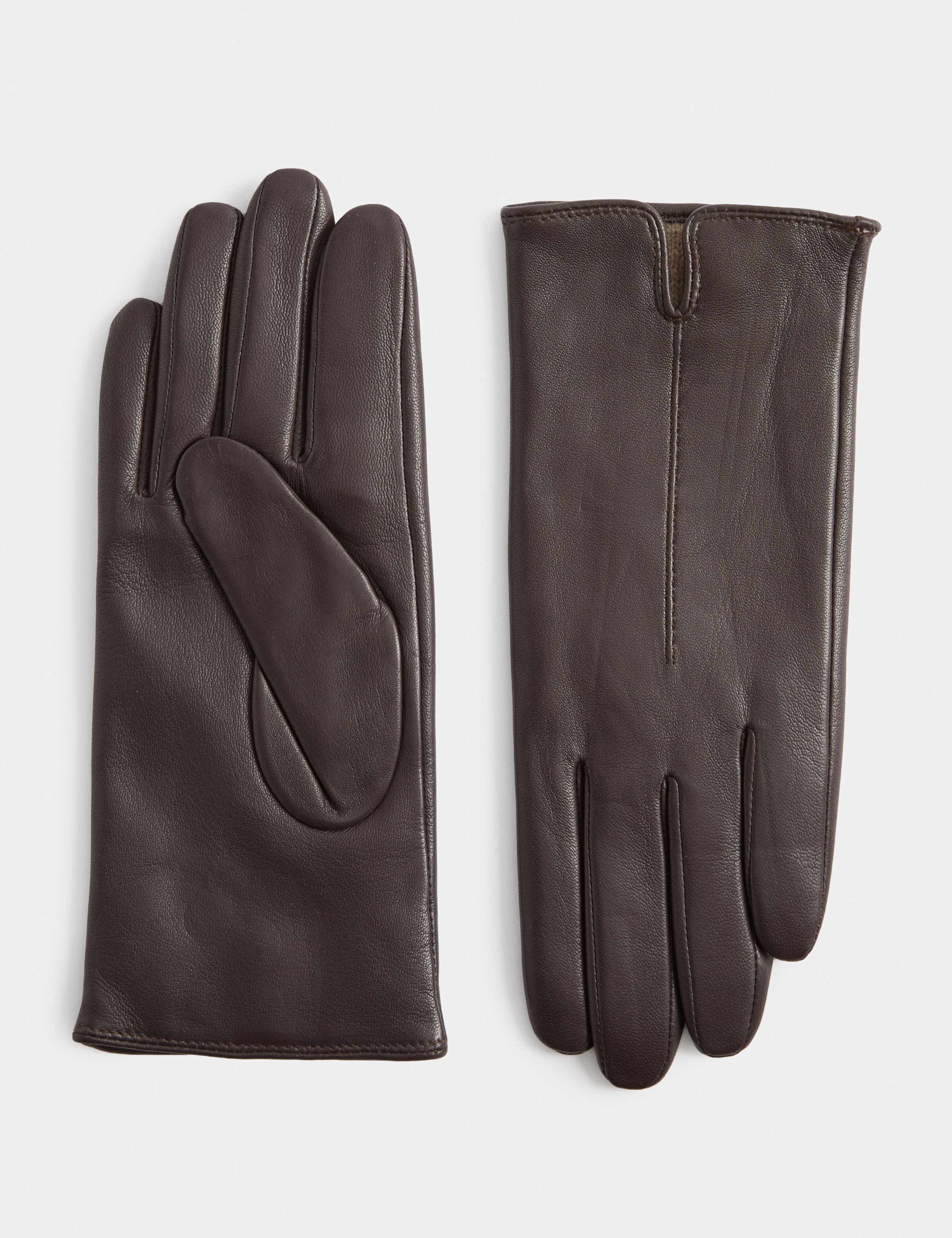 Cashmere Lined Leather Gloves