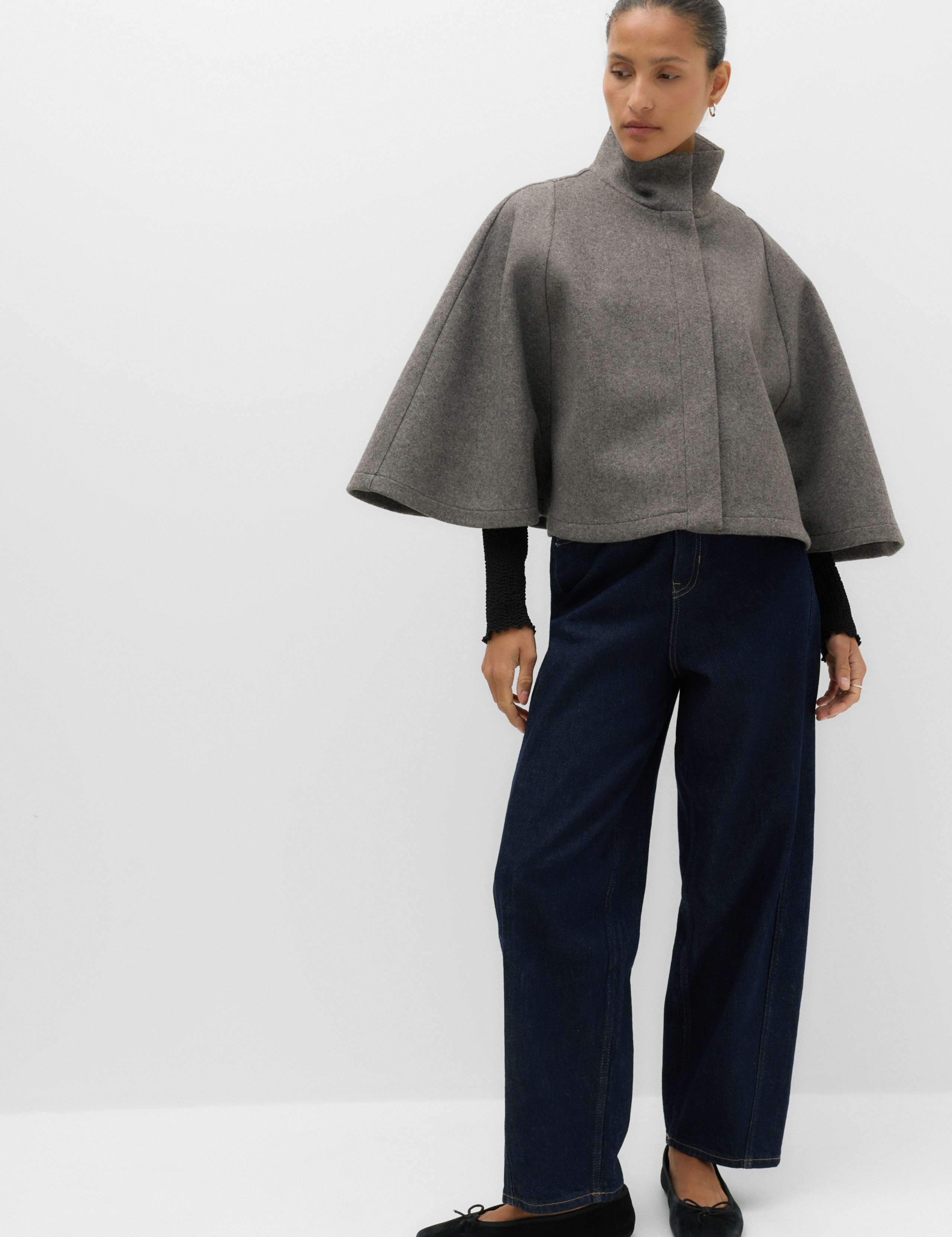 Funnel Neck Cape