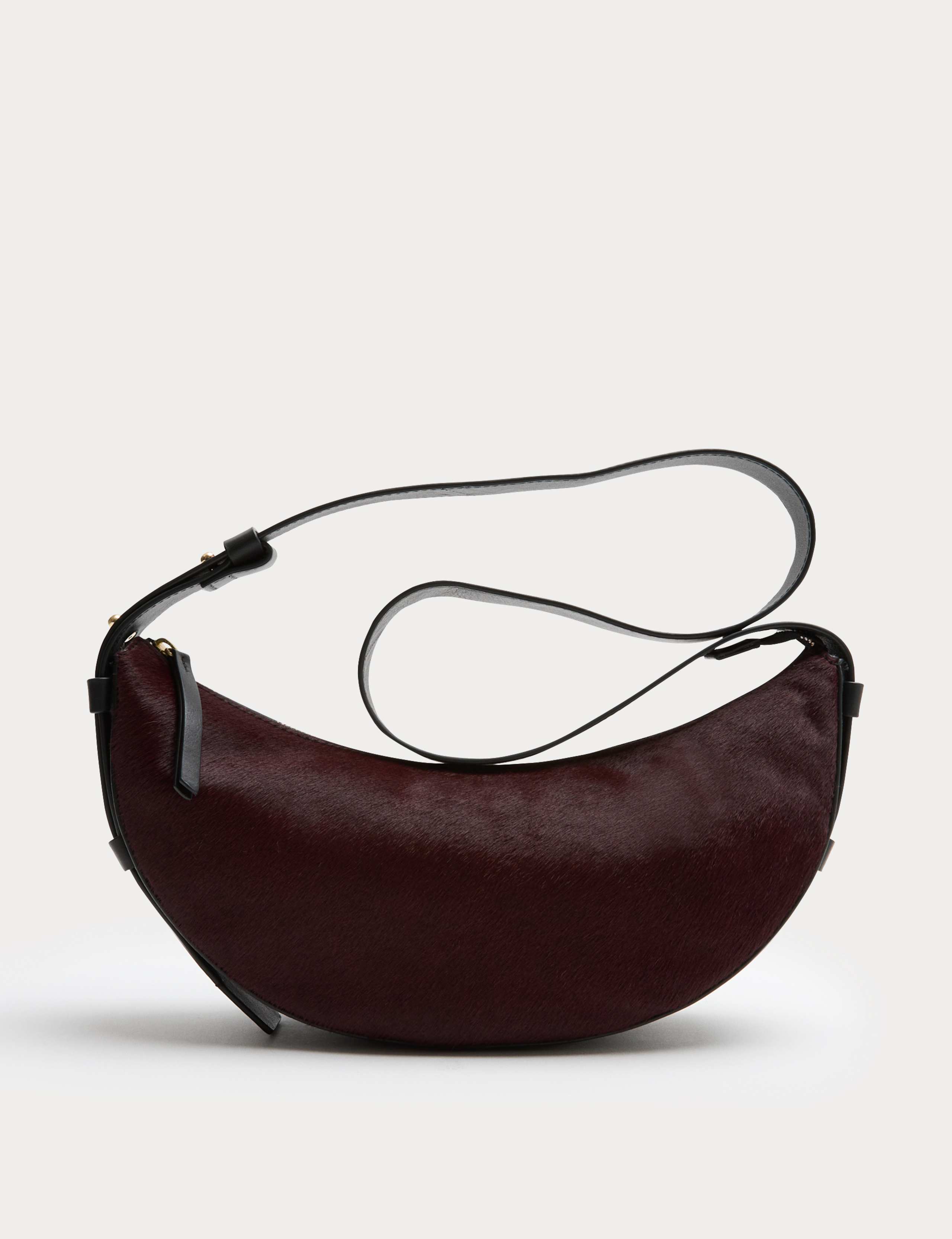 Pony Hair Suede Sling Shoulder Bag