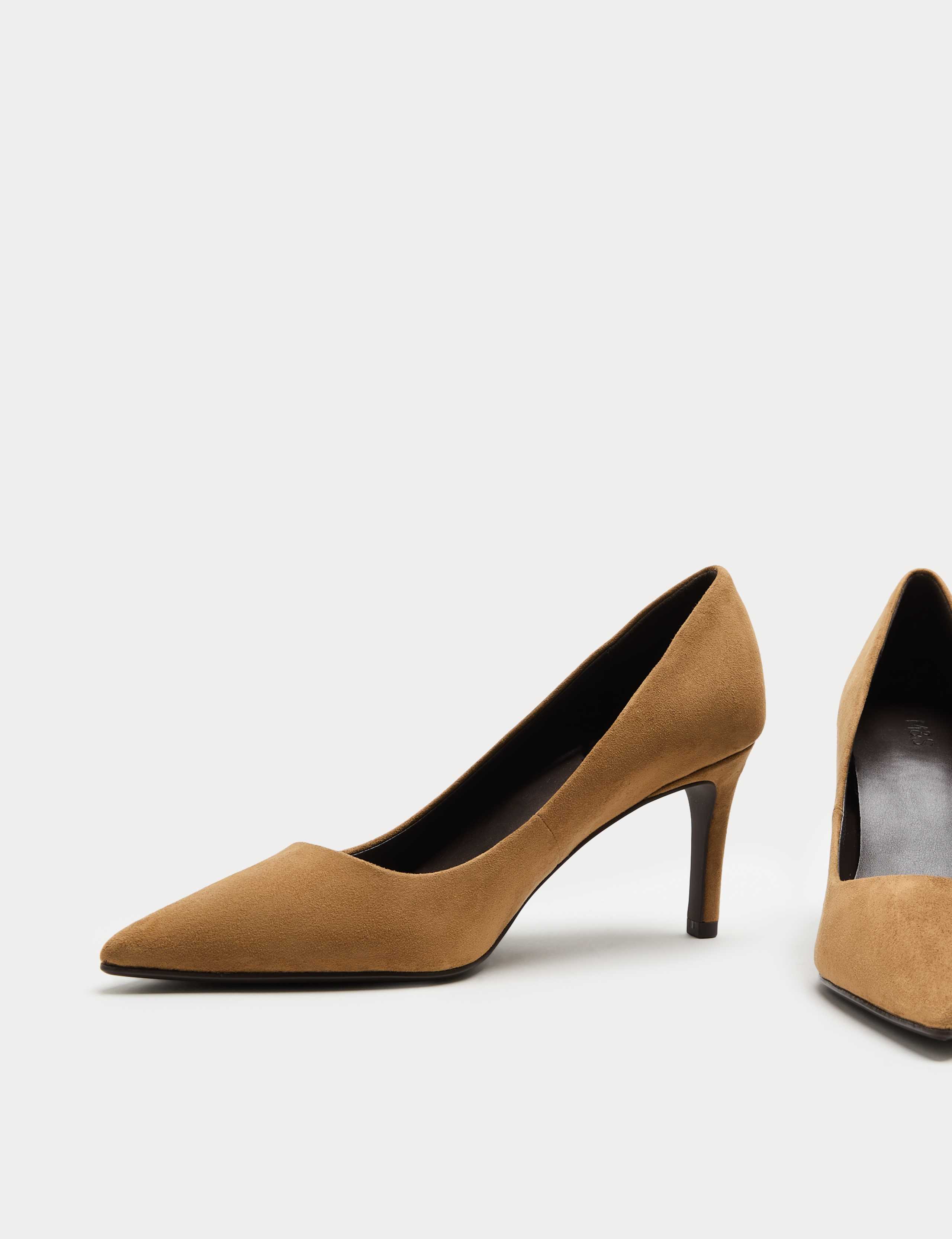 Stiletto Heel Pointed Court Shoes