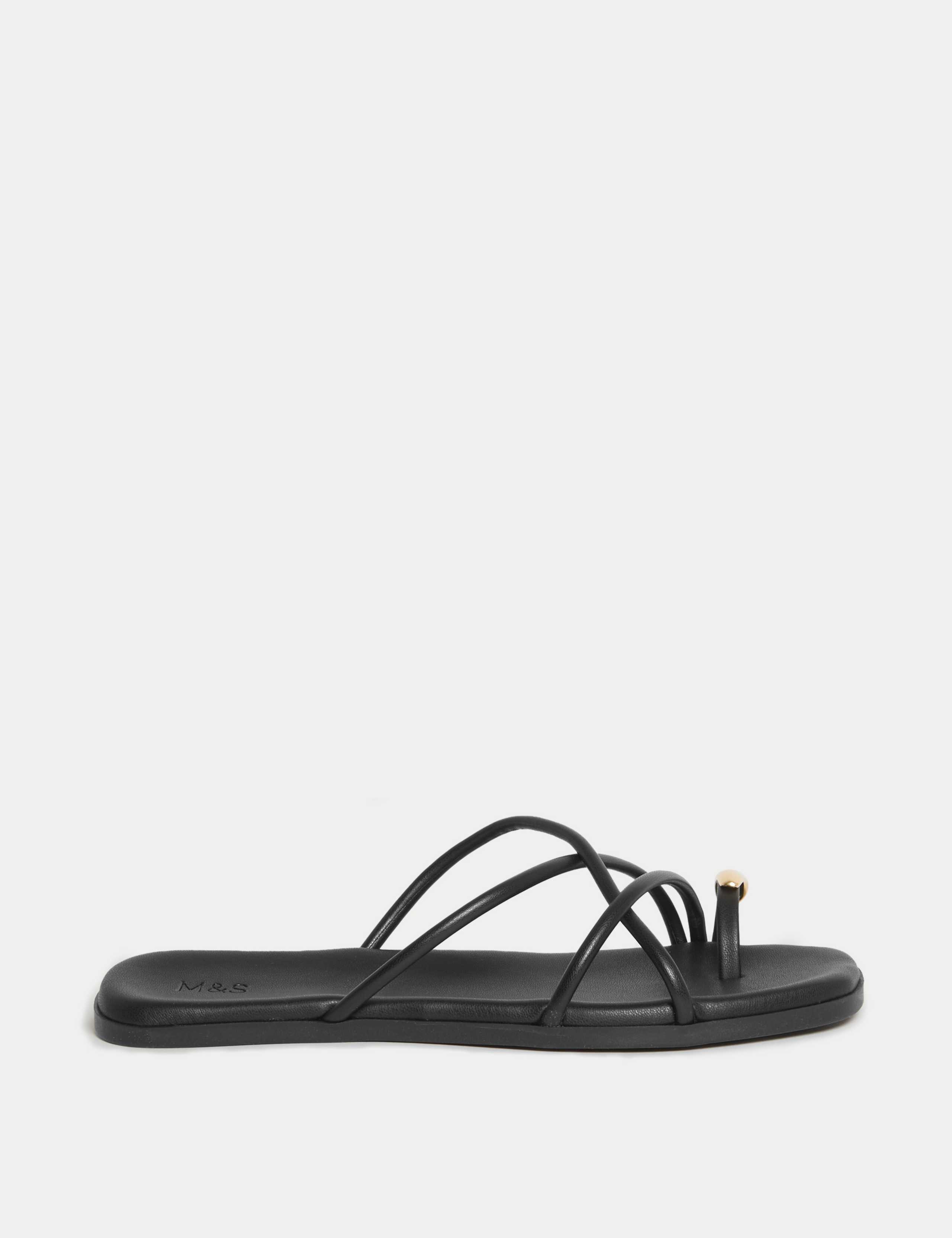 Flat Toe Loop Mules